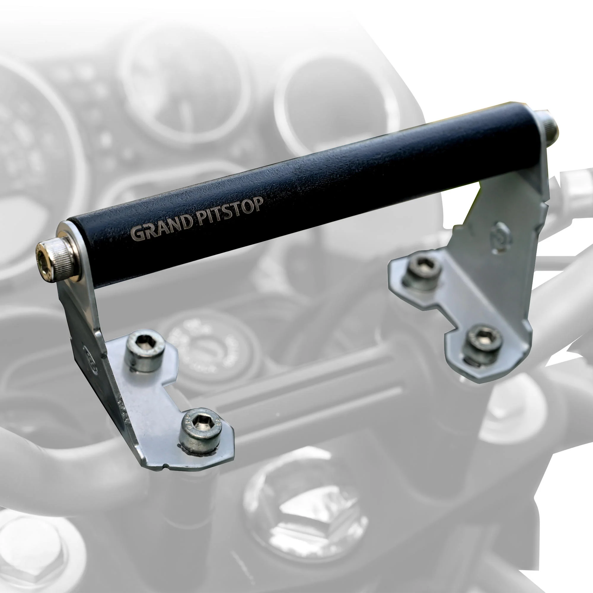 GPS Mount for Royal Enfield Himalayan BS6 Model (2020-21) - Silver - Image 3