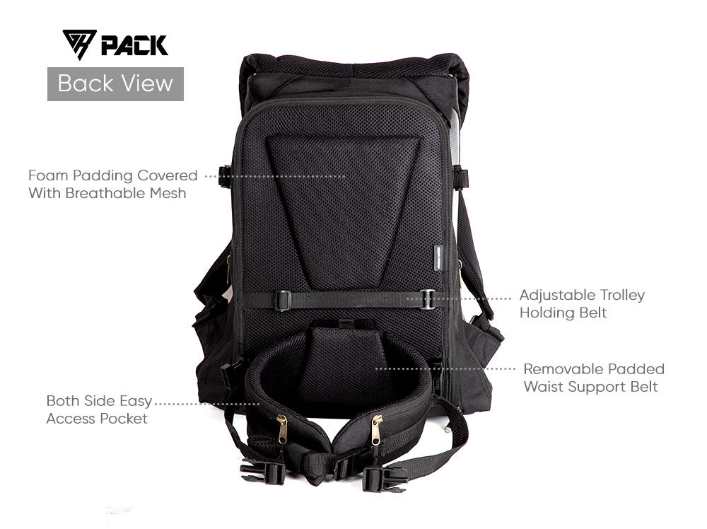 GR Pack Anti Theft 25l Backpack - Carbon Black - Image 3