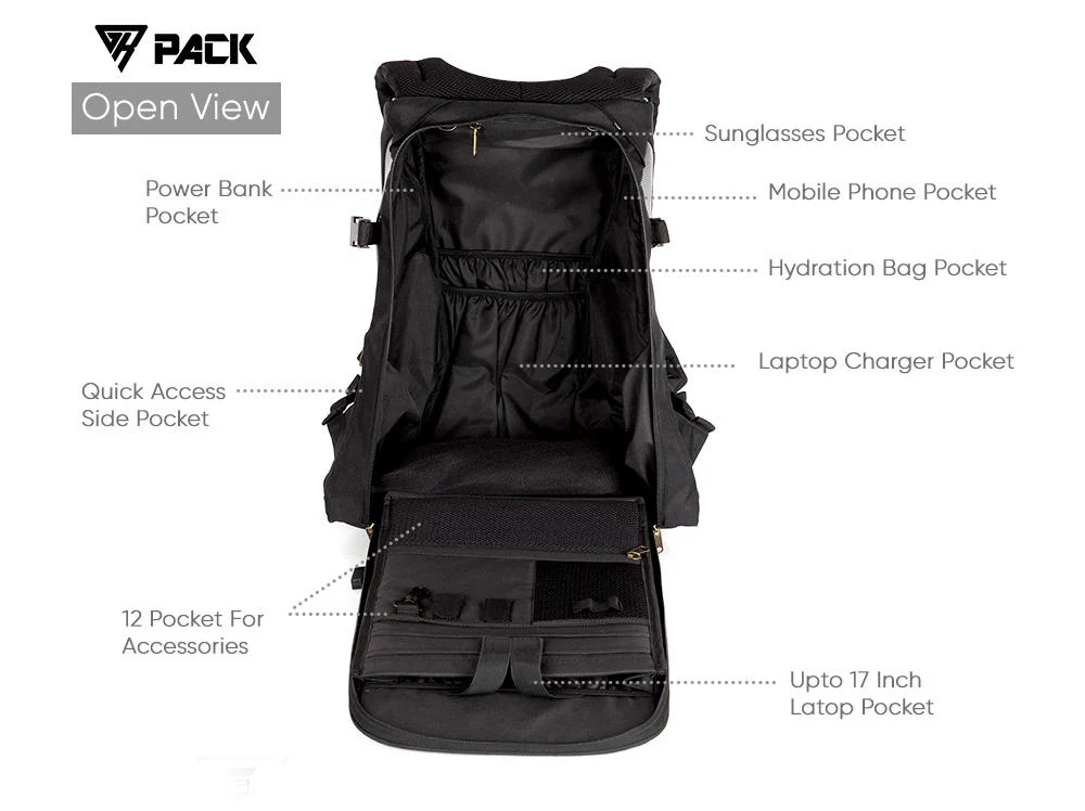 GR Pack Anti Theft 25l Backpack - Carbon Black - Image 4