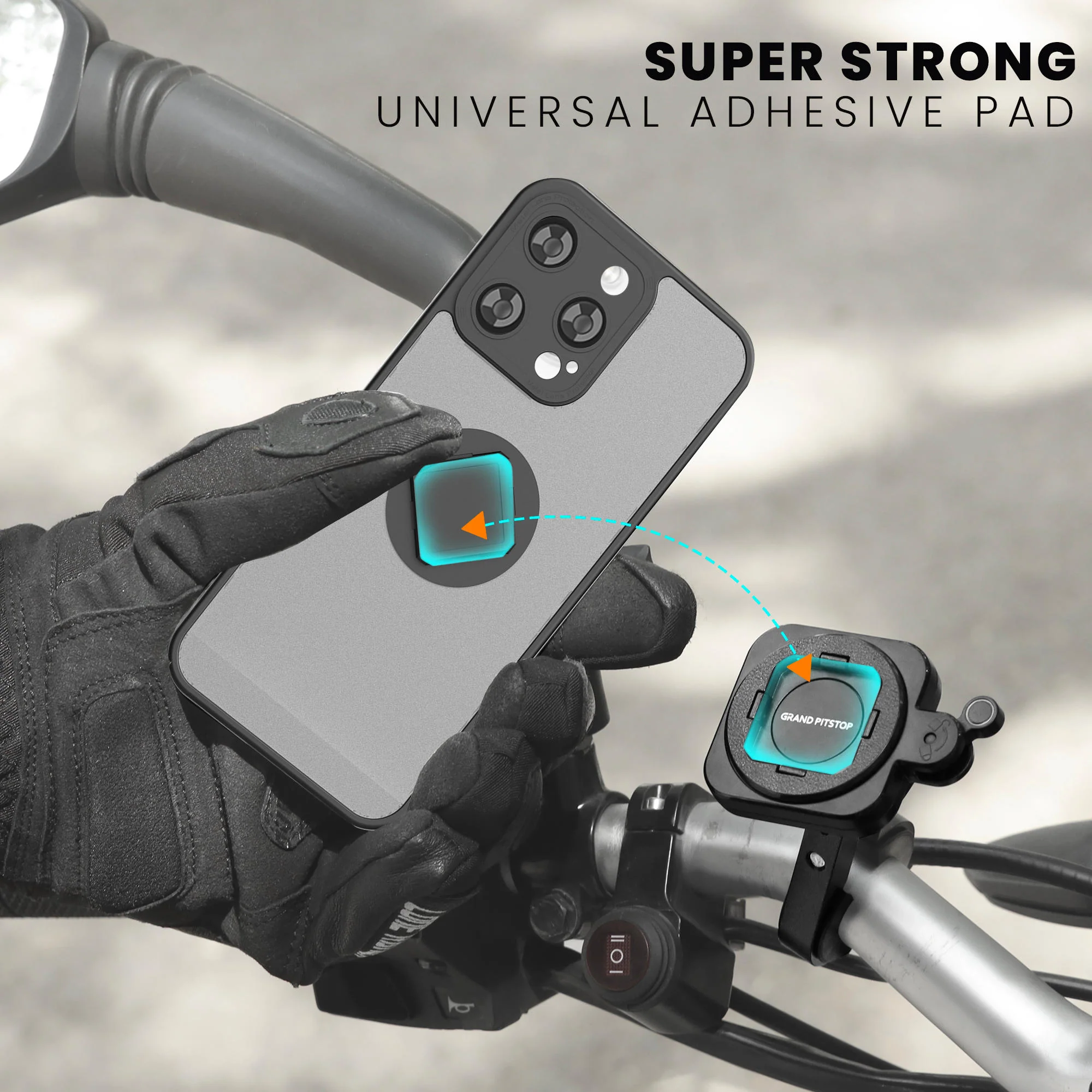 iPhone 15 Pro Max Case Cover for Gen-2 Mobile Holder: Durable, Shockproof, and Secure Fit with Ultra MAG-Lock Compatibility - Image 4