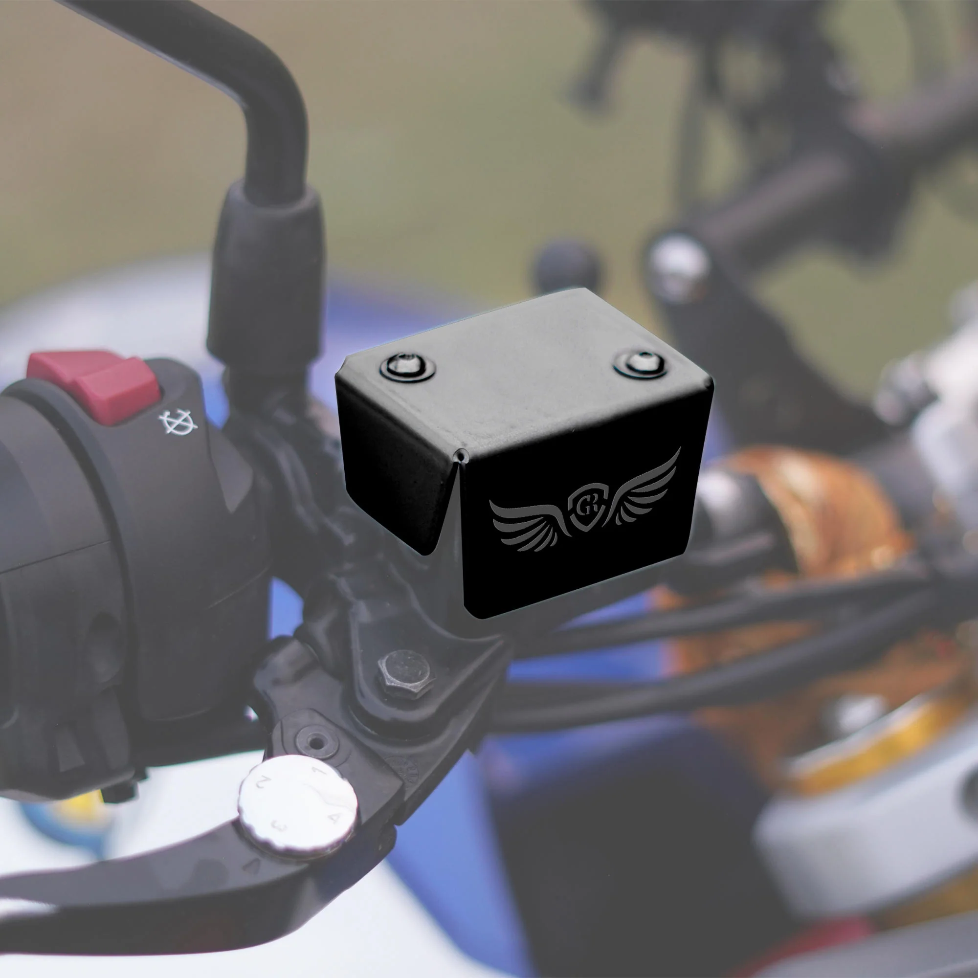Front Fluid Reservoir Cap for TVS Apache RR 310 - Black - Image 7