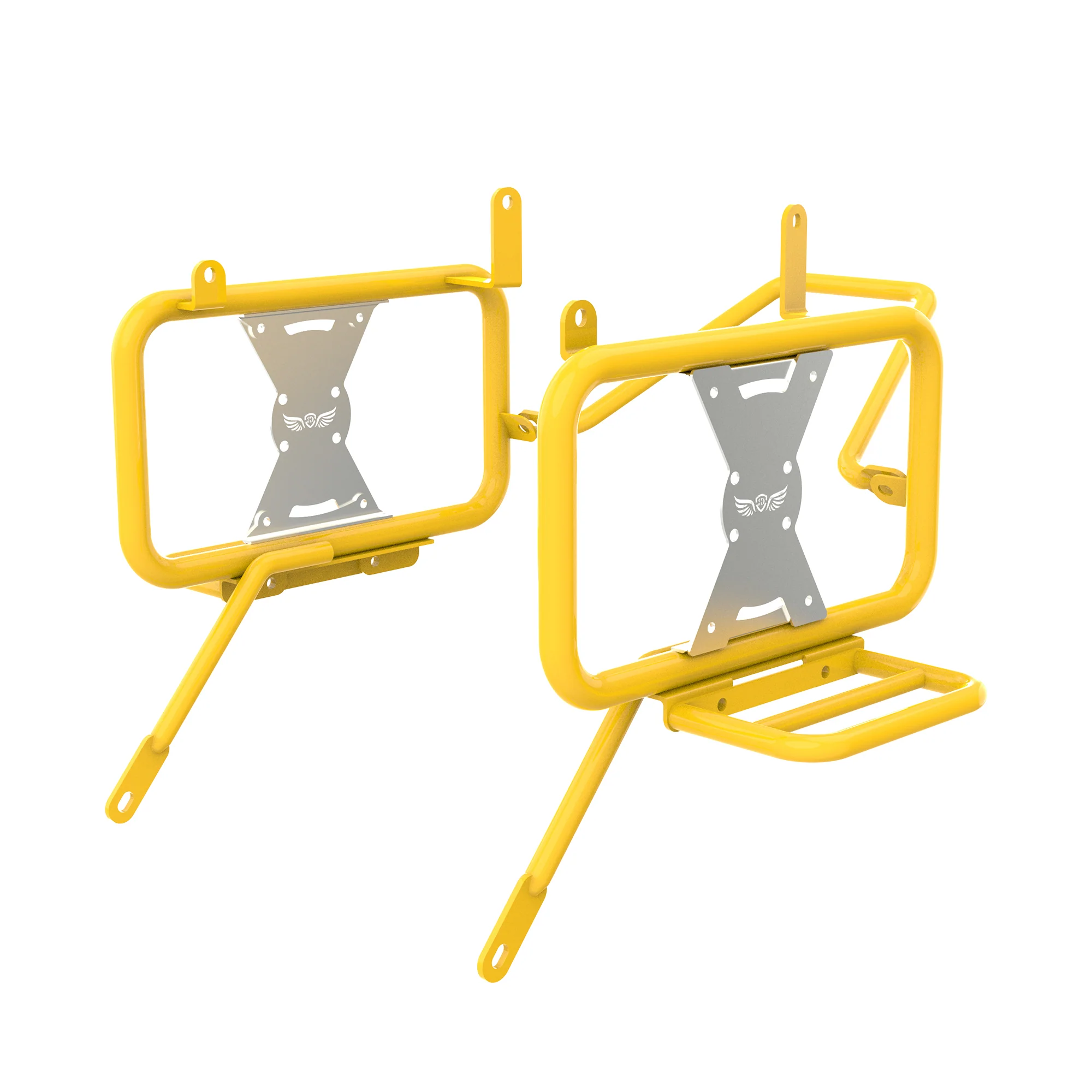 Saddle Stay for Royal Enfield Himalayan 450 - Yellow-Silver - Image 5