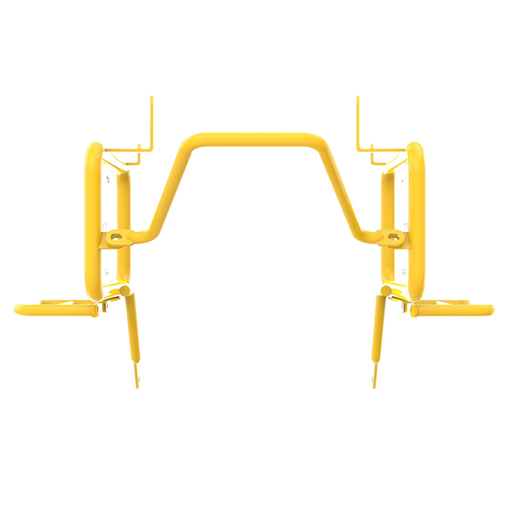 Saddle Stay for Royal Enfield Himalayan 450 - Yellow-Silver - Image 6