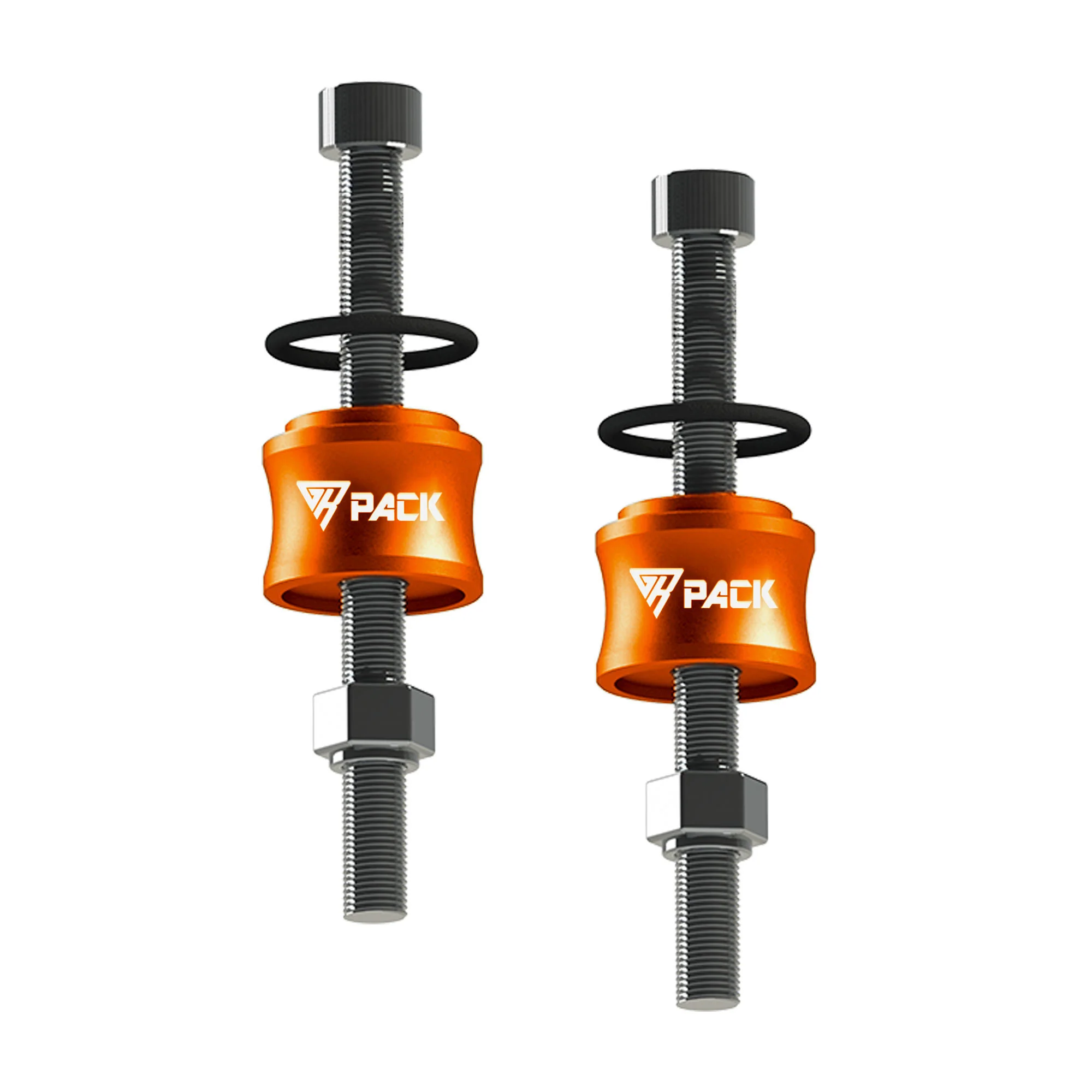 Handlebar Risers for KTM Duke 125/200/250/390 - Orange - Image 2