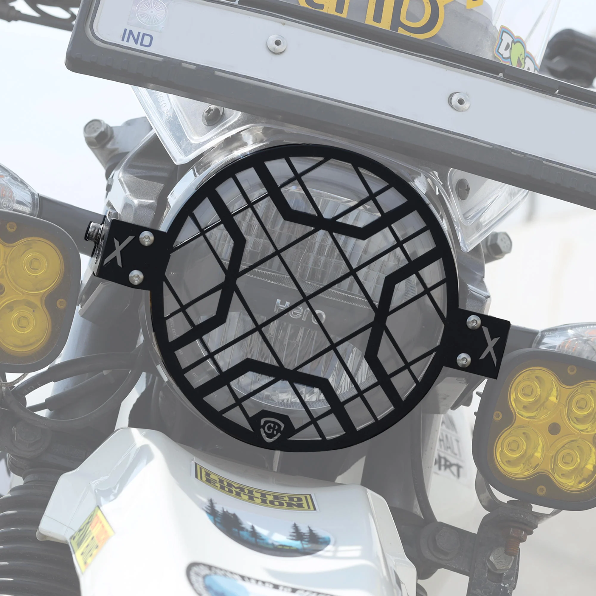 Headlight Grill for Hero Xpulse 200 and Xpulse 400 - Black - Image 7