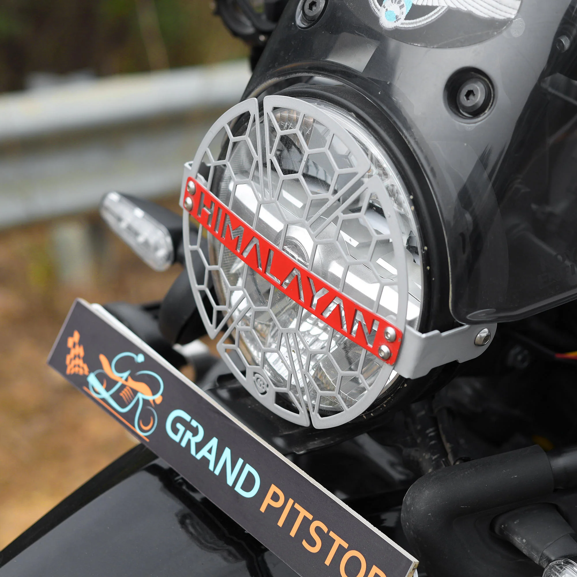 Headlight Grill for Royal Enfield Himalayan 450 - Silver - Image 6
