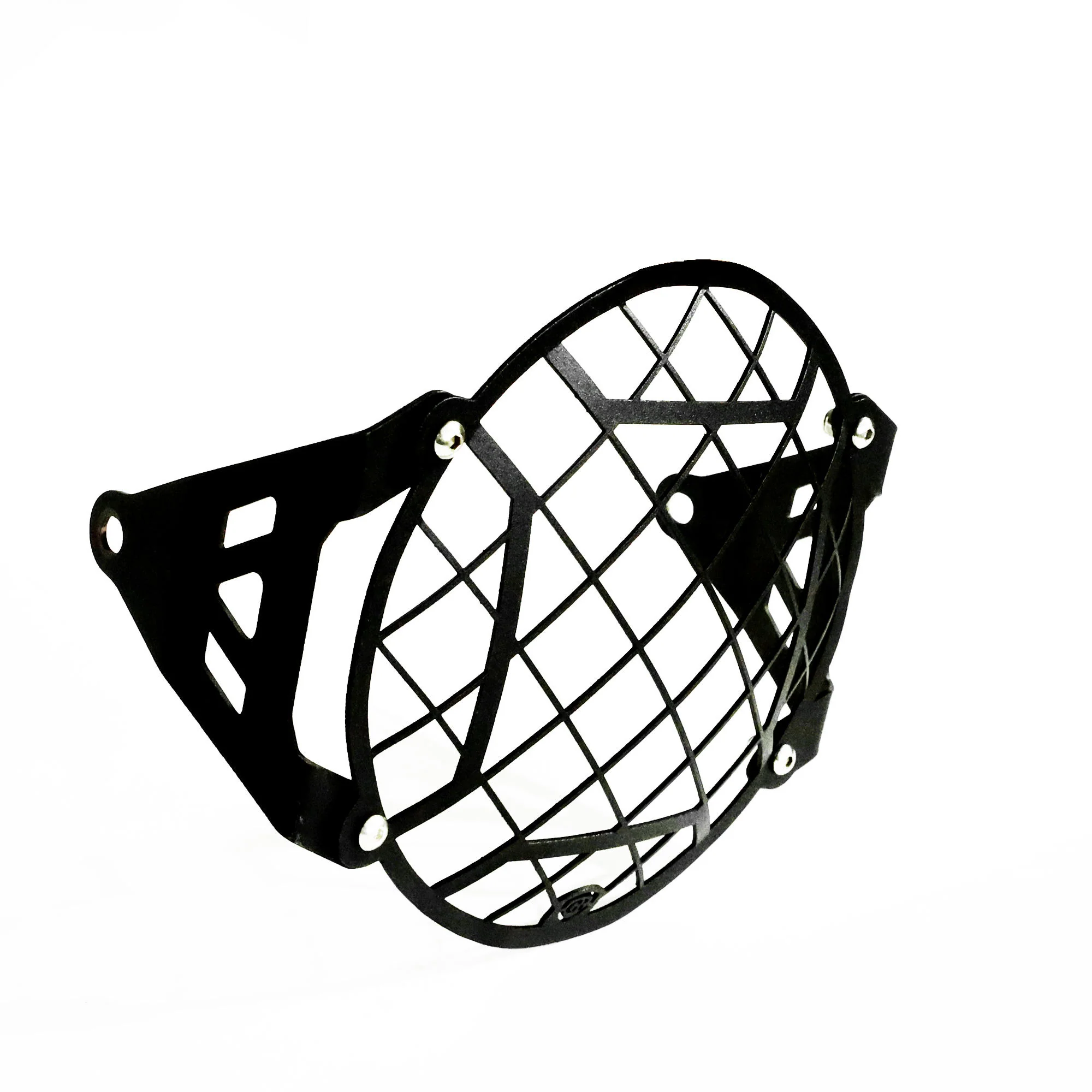 Headlight Grill X Design for Royal Enfield Interceptor - Black - Image 4