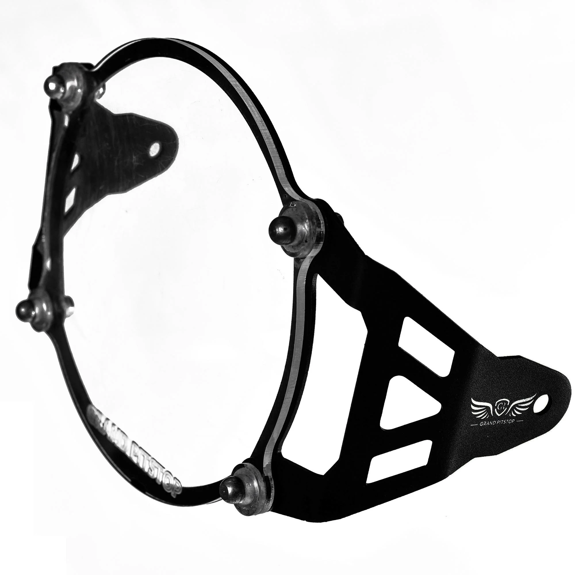 Headlight Guard for Royal Enfield Scram 411 - Black - Image 6