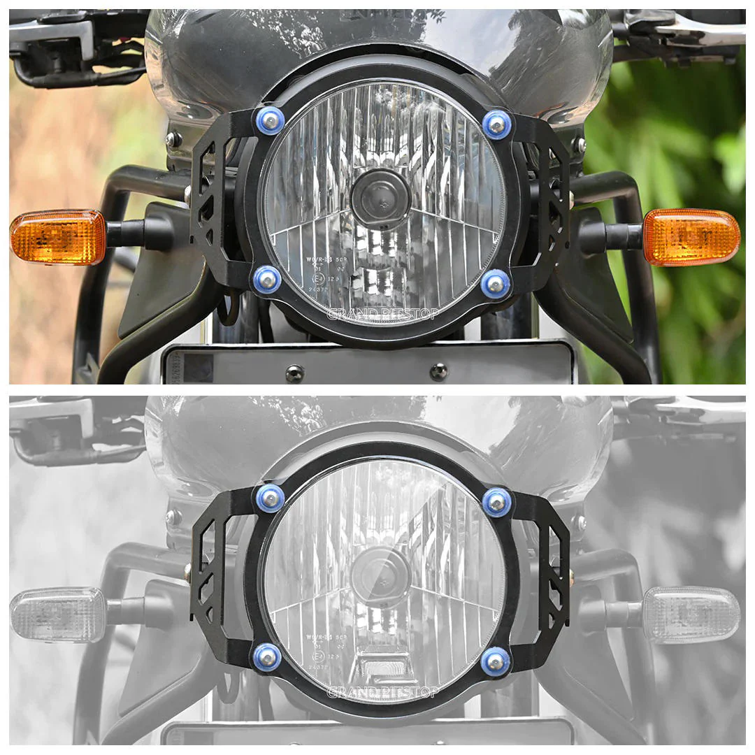Headlight Guard for Royal Enfield Himalayan BS4-BS6 Model (2019-21) - Black - Image 10