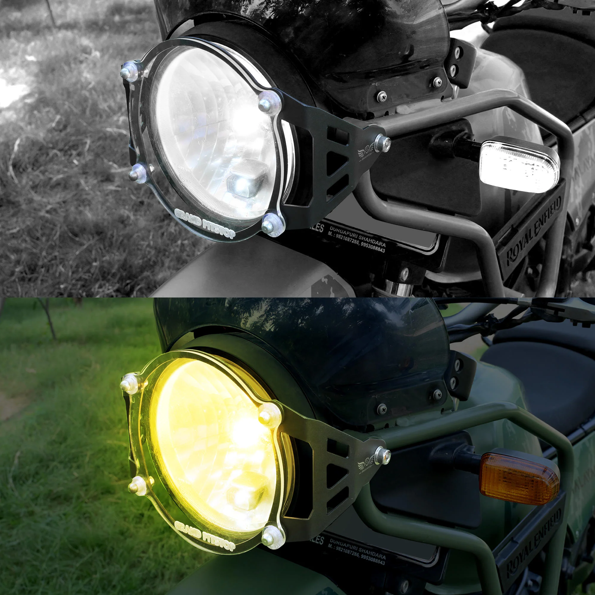 Headlight Guard for Royal Enfield Himalayan BS4-BS6 Model (2019-21) - Black - Image 3