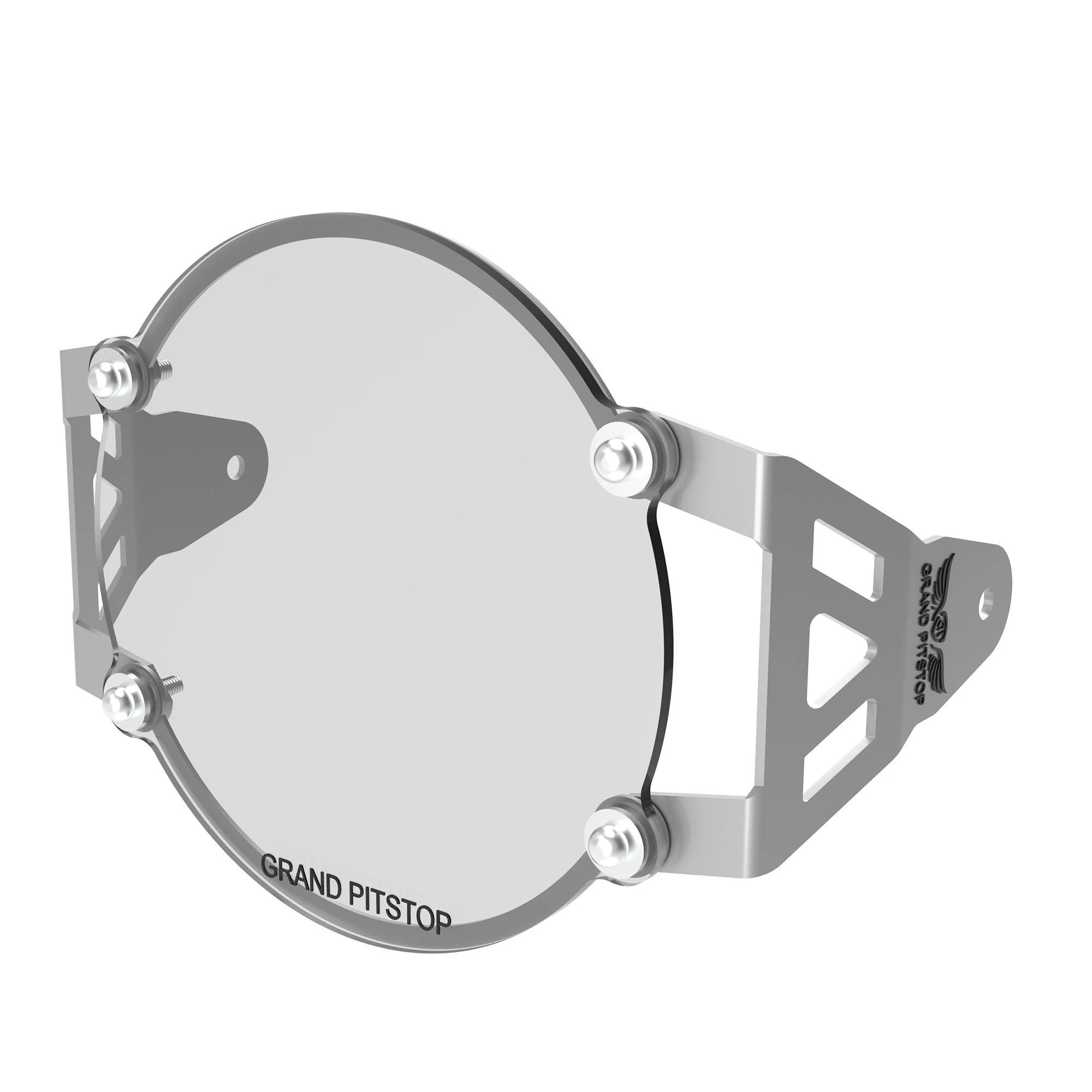 Headlight Guard for Royal Enfield Interceptor - Silver - Image 5
