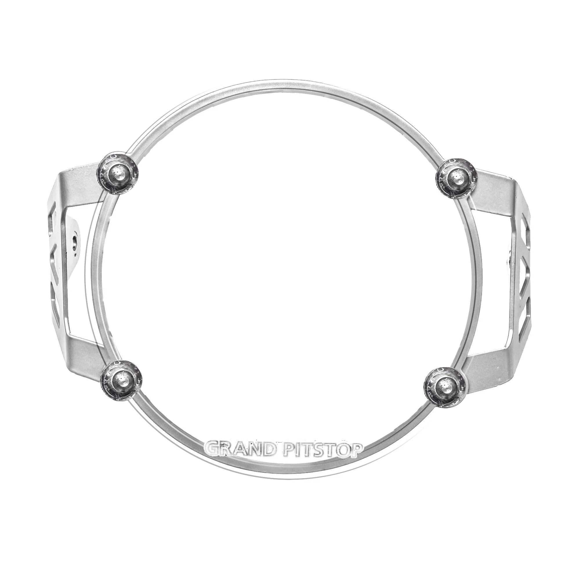Headlight Guard for Royal Enfield Scram 411 - Silver - Image 5