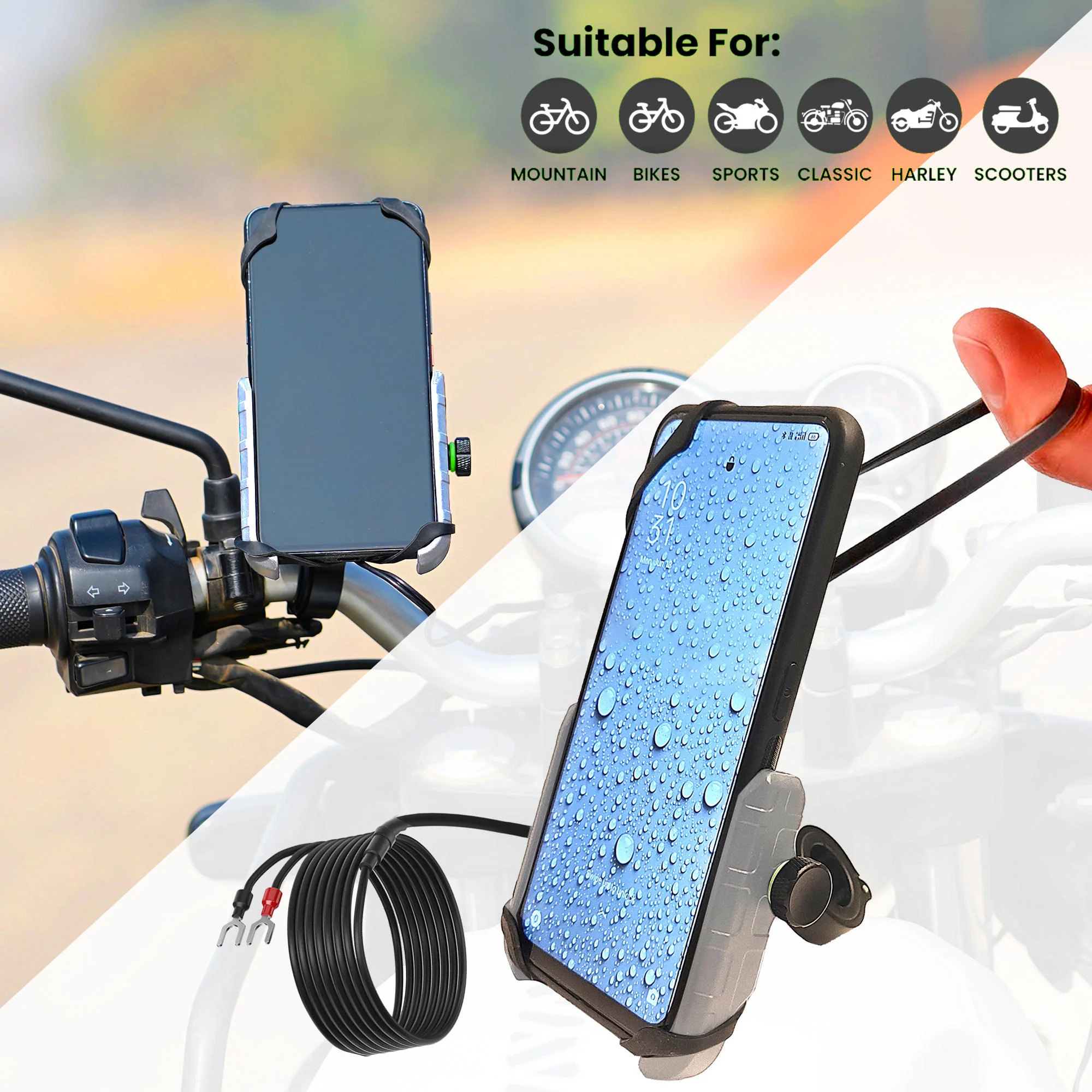 Jaw Grip Mobile Holder with 15W Wireless Charger - Silver - Image 5