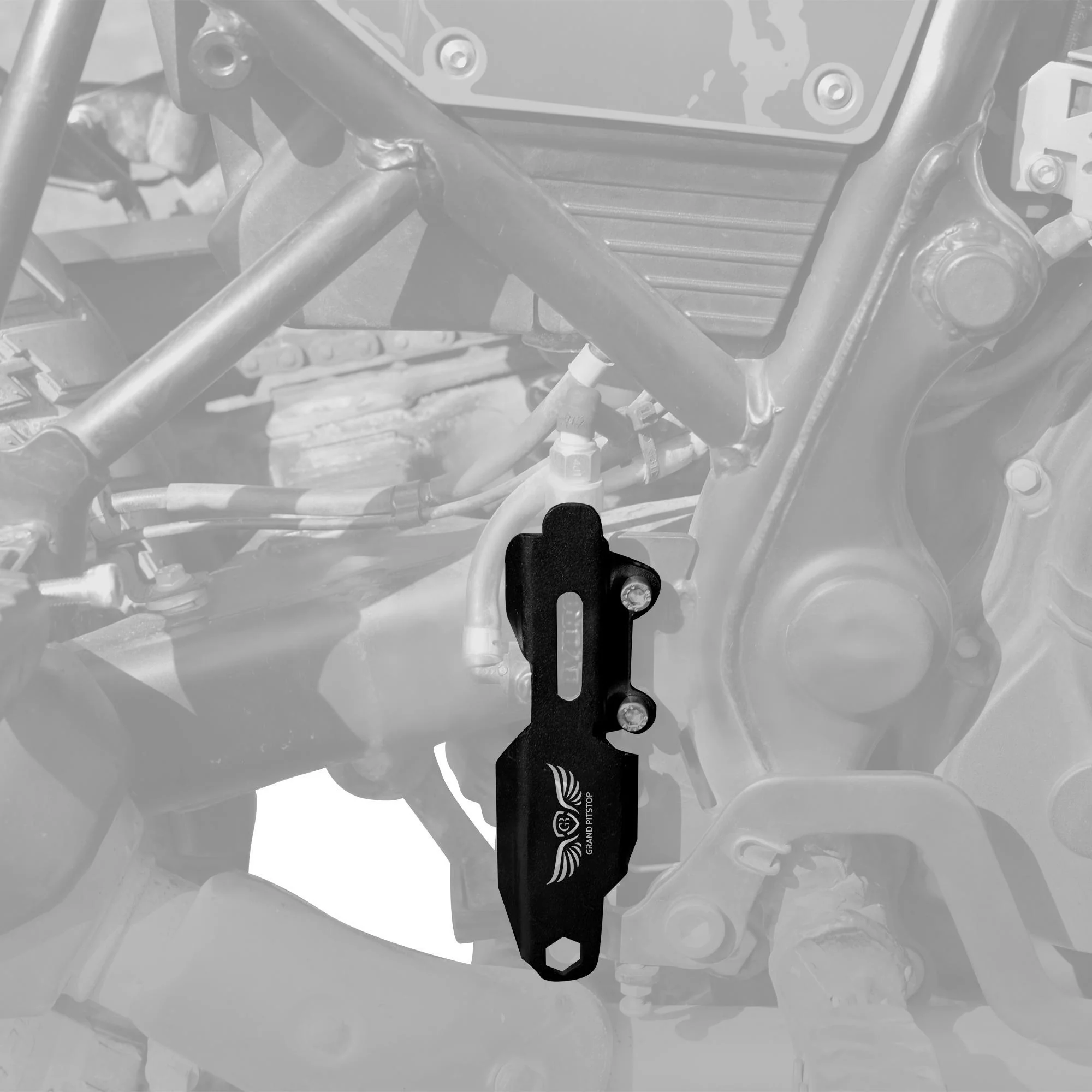 Master Cylinder Protector for Royal Enfield Continental GT - Black - Image 3