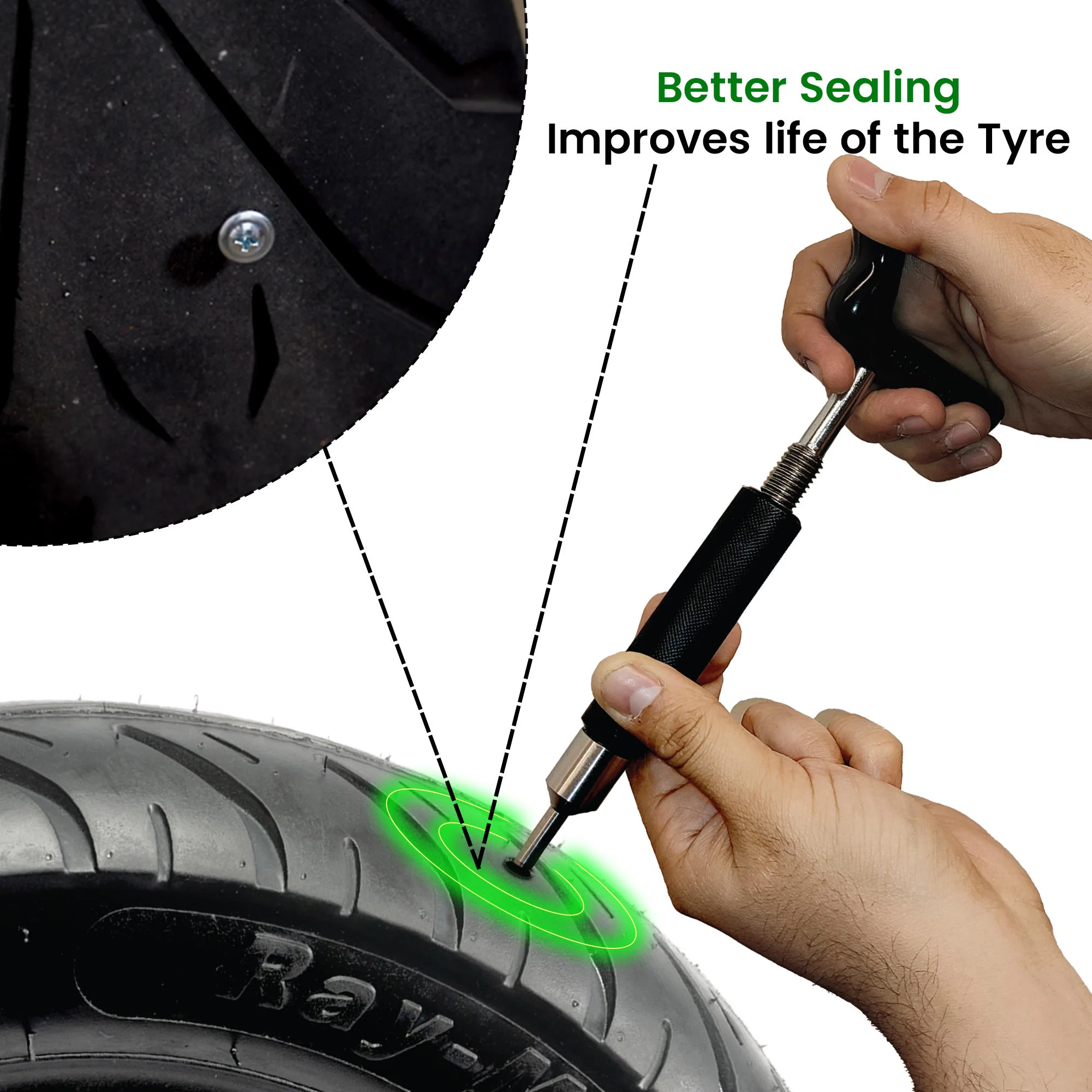 Mini Plug Puncture Repair Kit (Tubeless Tyre) - Image 3