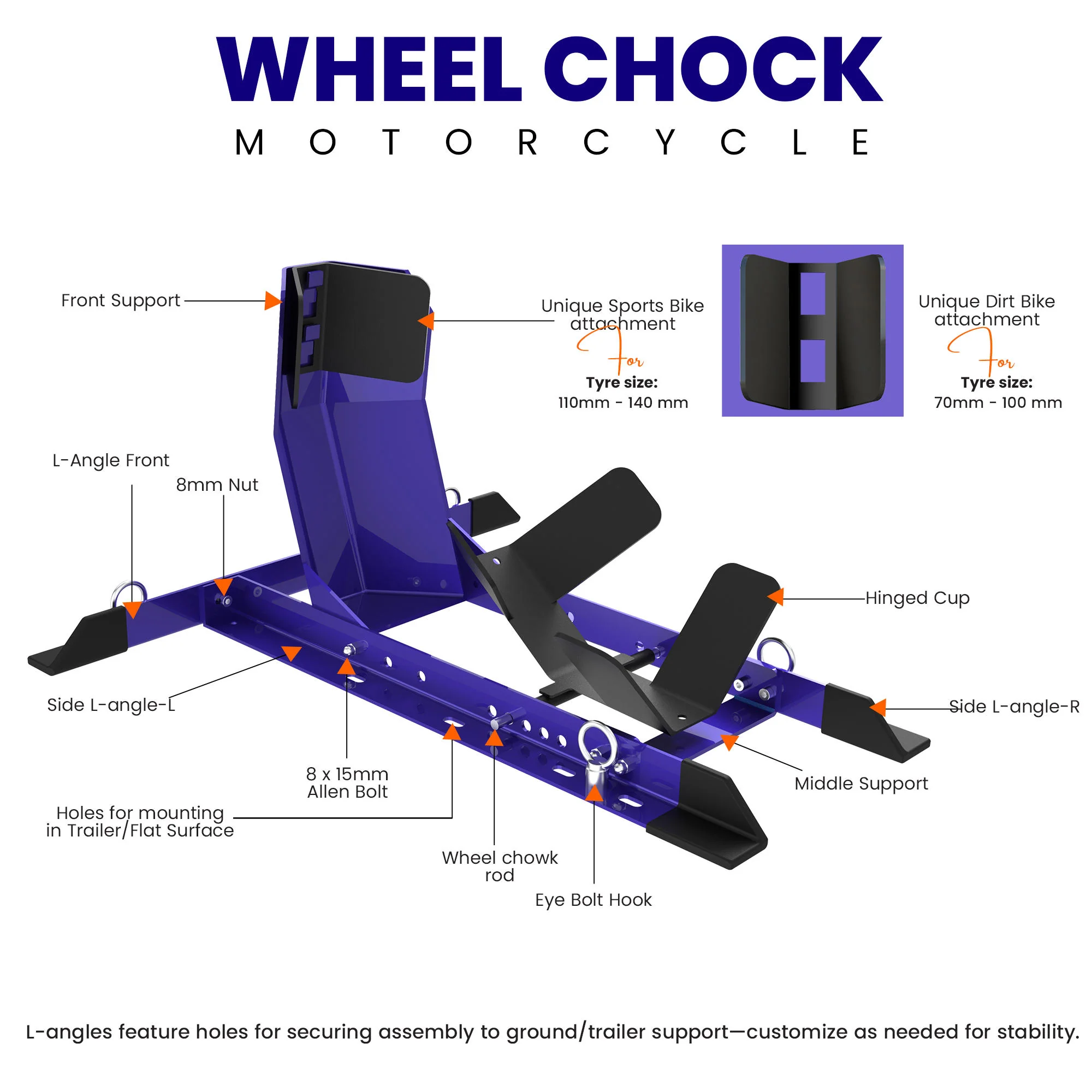 Universal Parking Stand for Sports Bike - Image 3