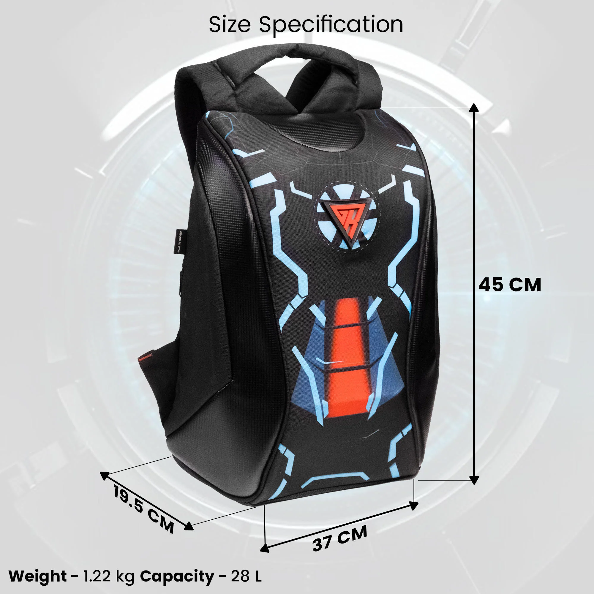 Night Wing Anti Theft Mark-2 25l Backpack - Image 8