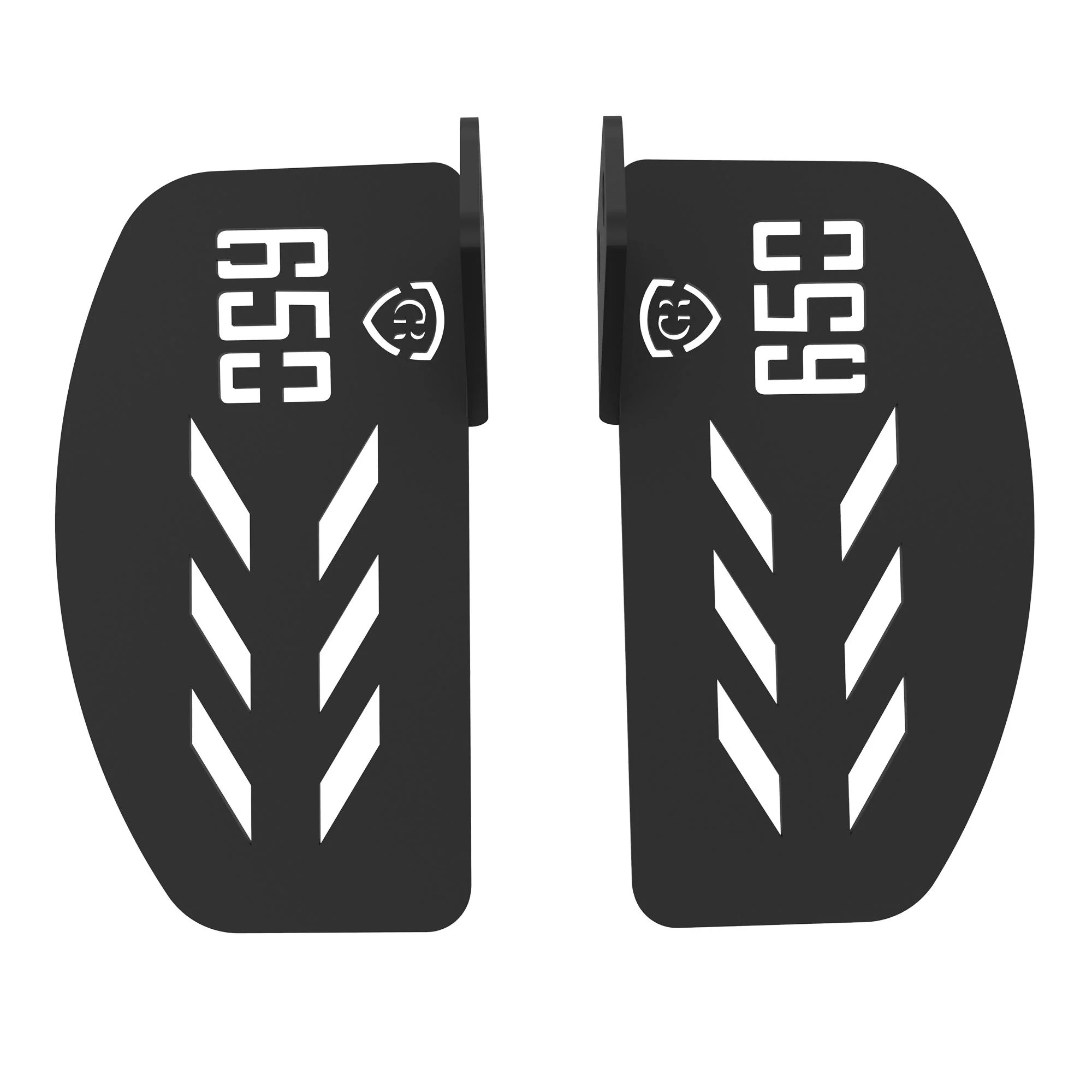 Pillion Footrest (Pair of 2) for Royal Enfield Super Meteor 650 - Black - Image 5