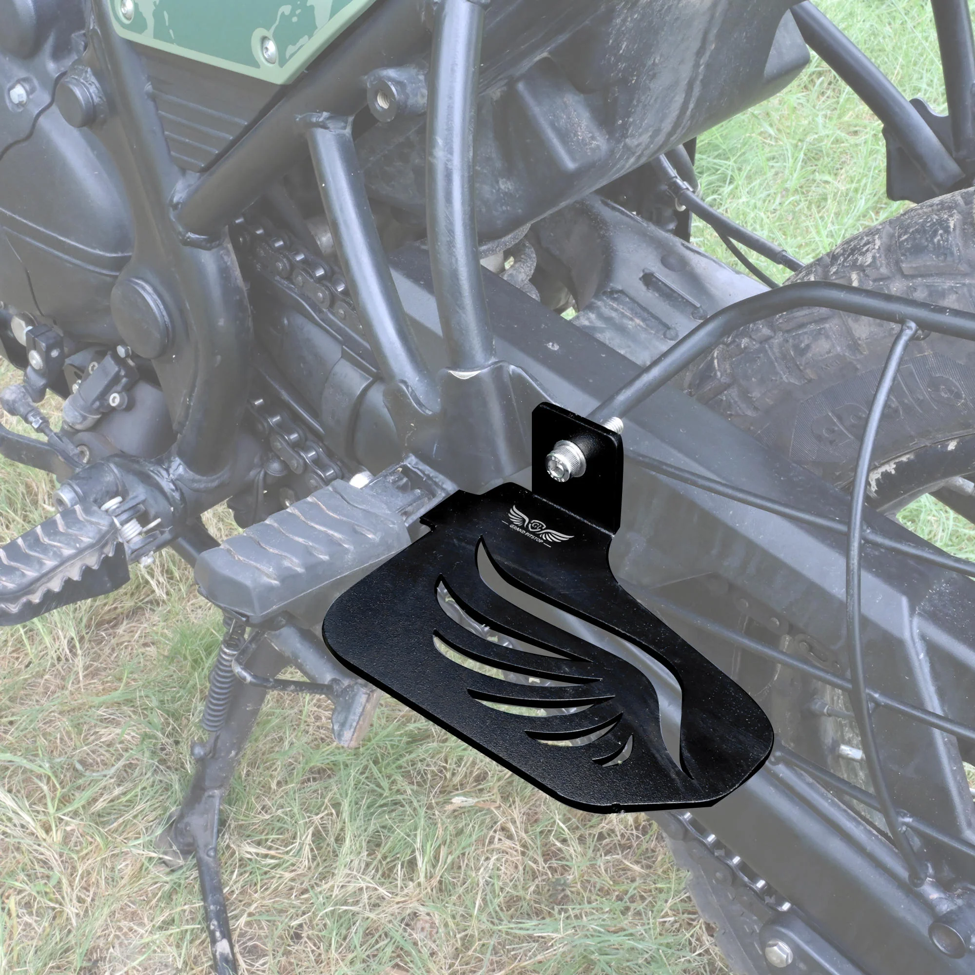 Pillion Footrest (Right) for Royal Enfield Himalayan BS6 Model (2020-21) - Black - Image 6