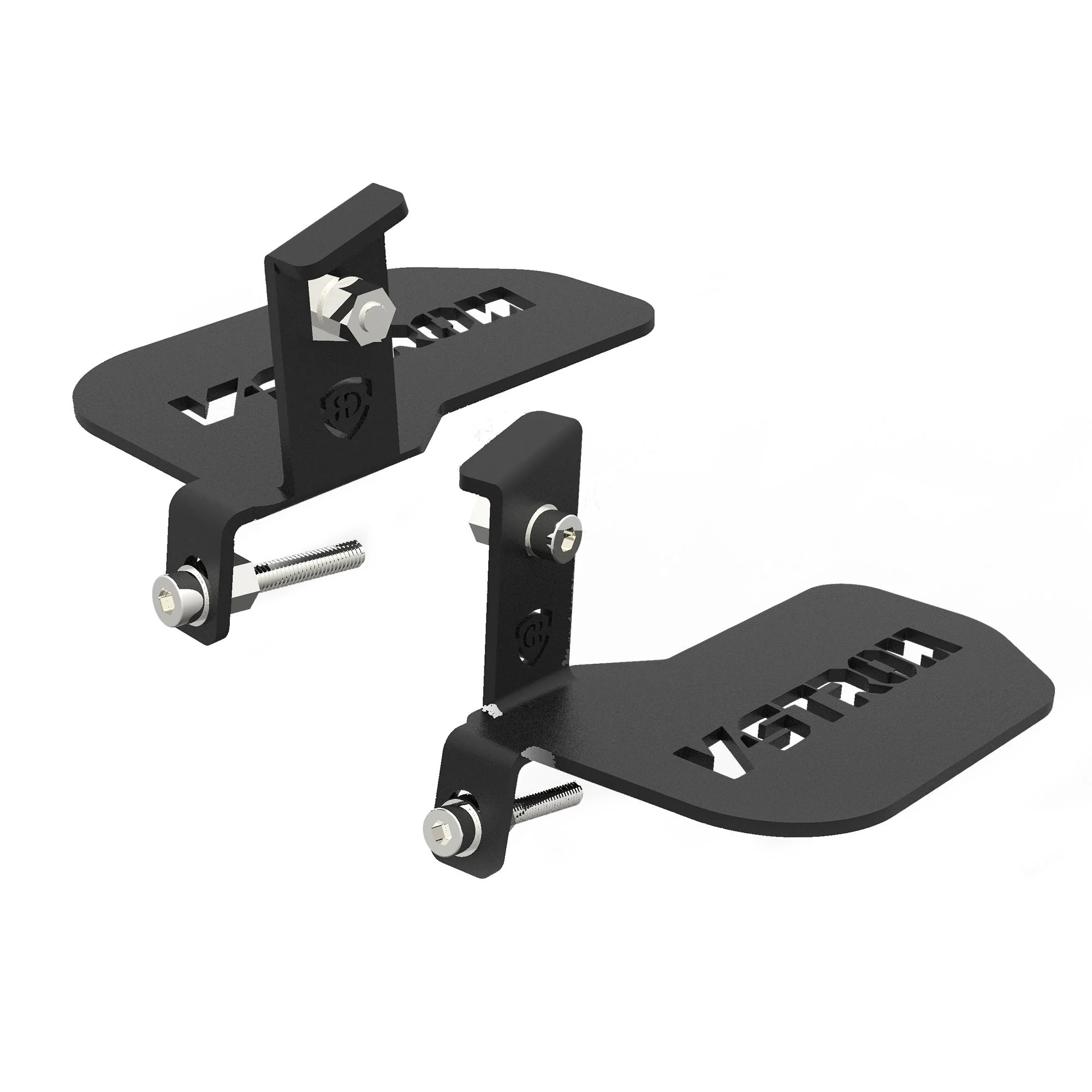 Pillion Footrest (Pair of 2) for Suzuki V-Strom - Black - Image 3