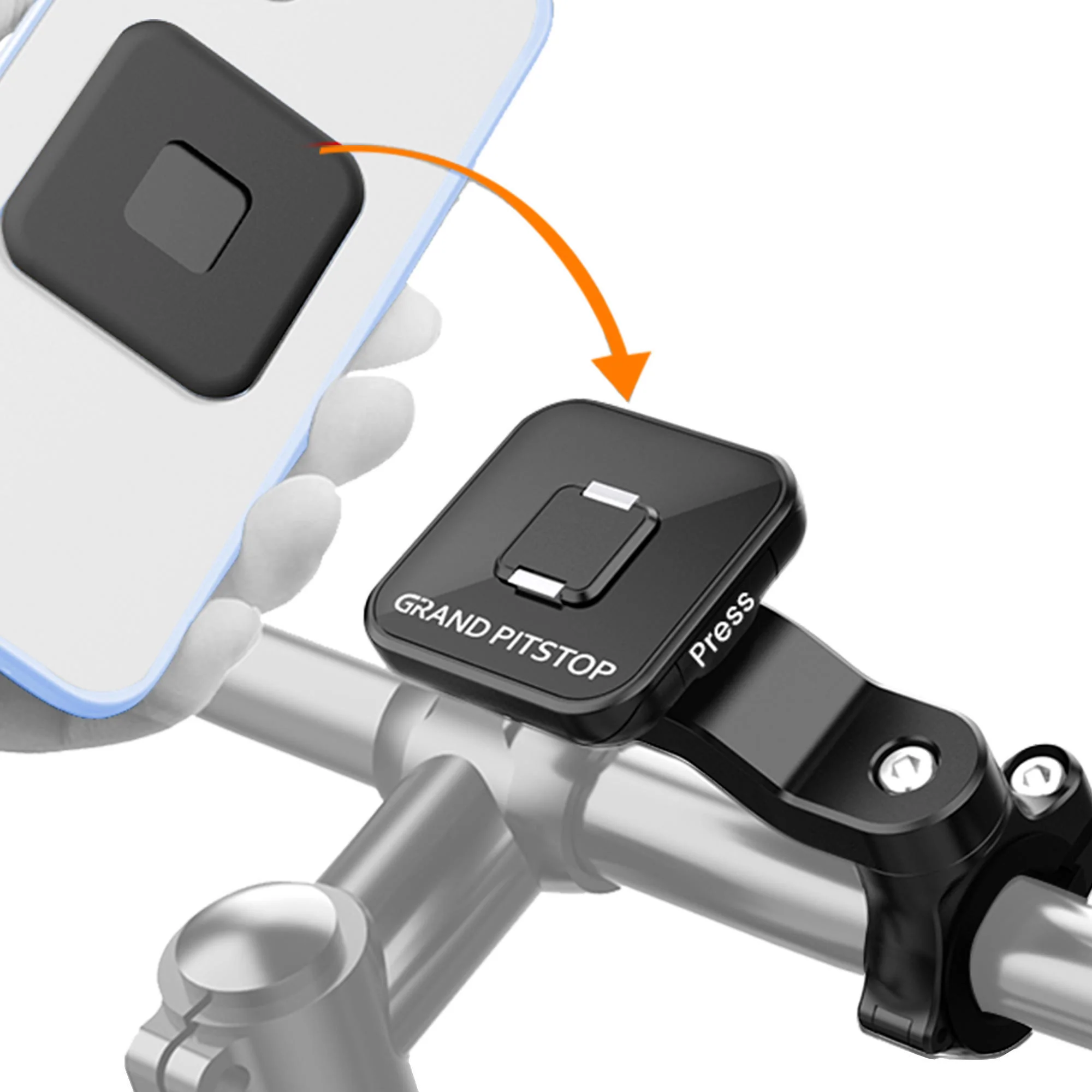 Quick Lock GEN-1 with in-built MAGNETIC LOCK Technology Mobile Holder For Bike Handlebar - Image 12
