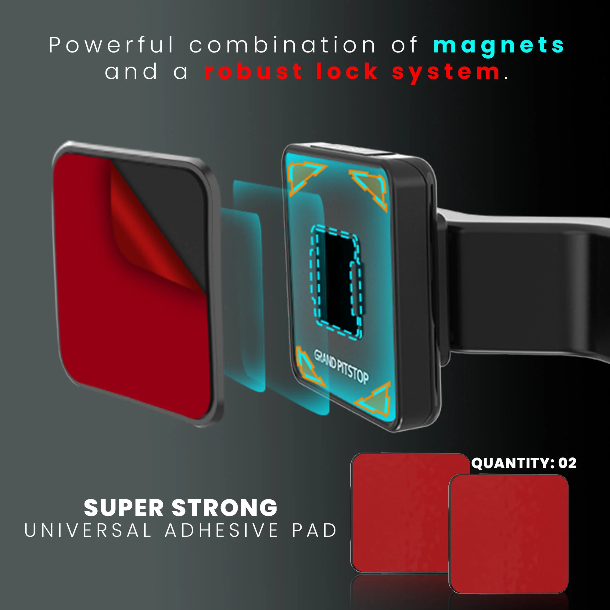 Quick Lock GEN-1 with in-built MAGNETIC LOCK Technology Mobile Holder For Bike Handlebar - Image 13