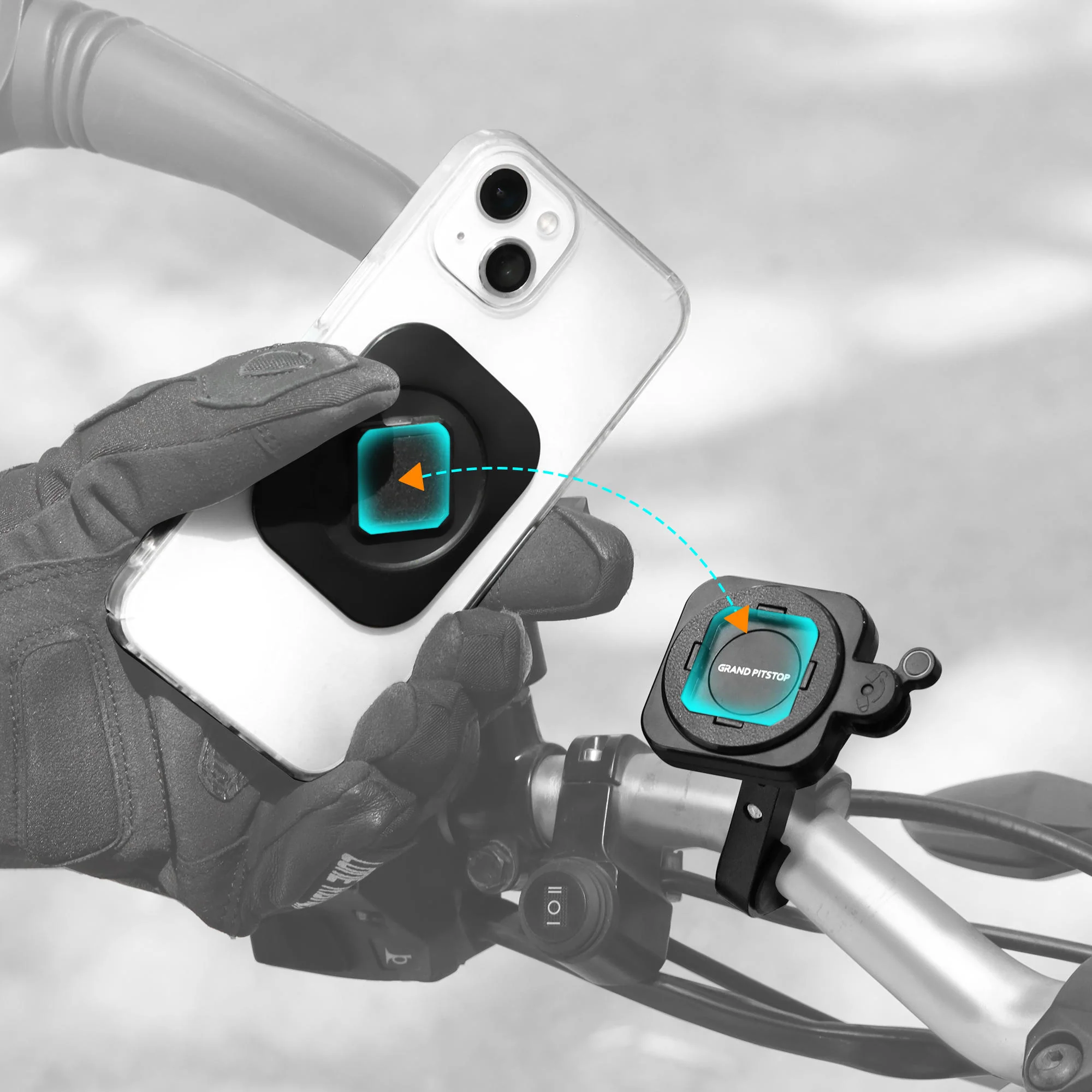 Quick Lock GEN-2 with in-built Ultra Mag-LOCK Technology Mobile Holder For Bike Handlebar - Image 8