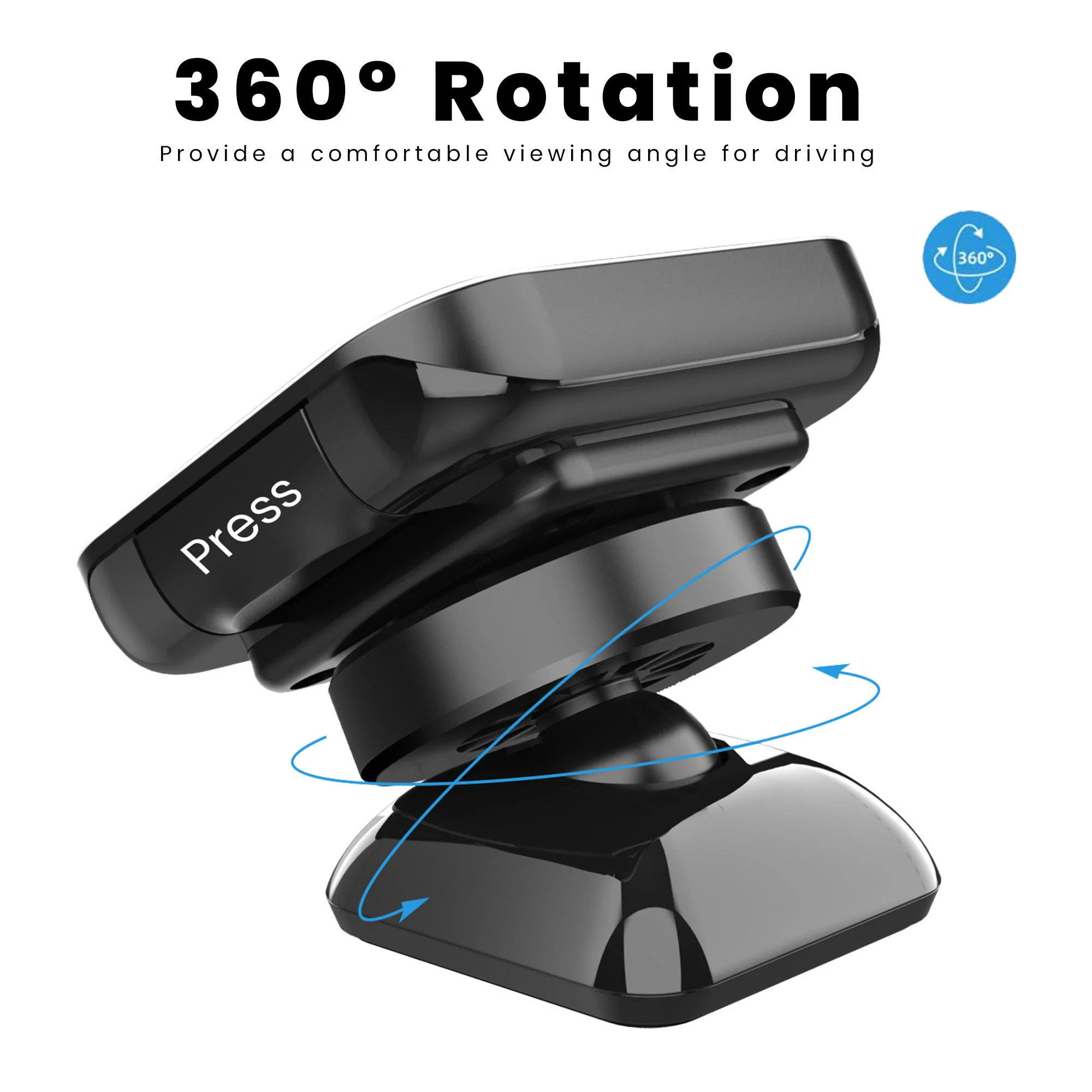 Quick Lock Mini GEN-1 with in-built MAGNETIC LOCK Technology Car Dashboard Mobile Holder - Image 5