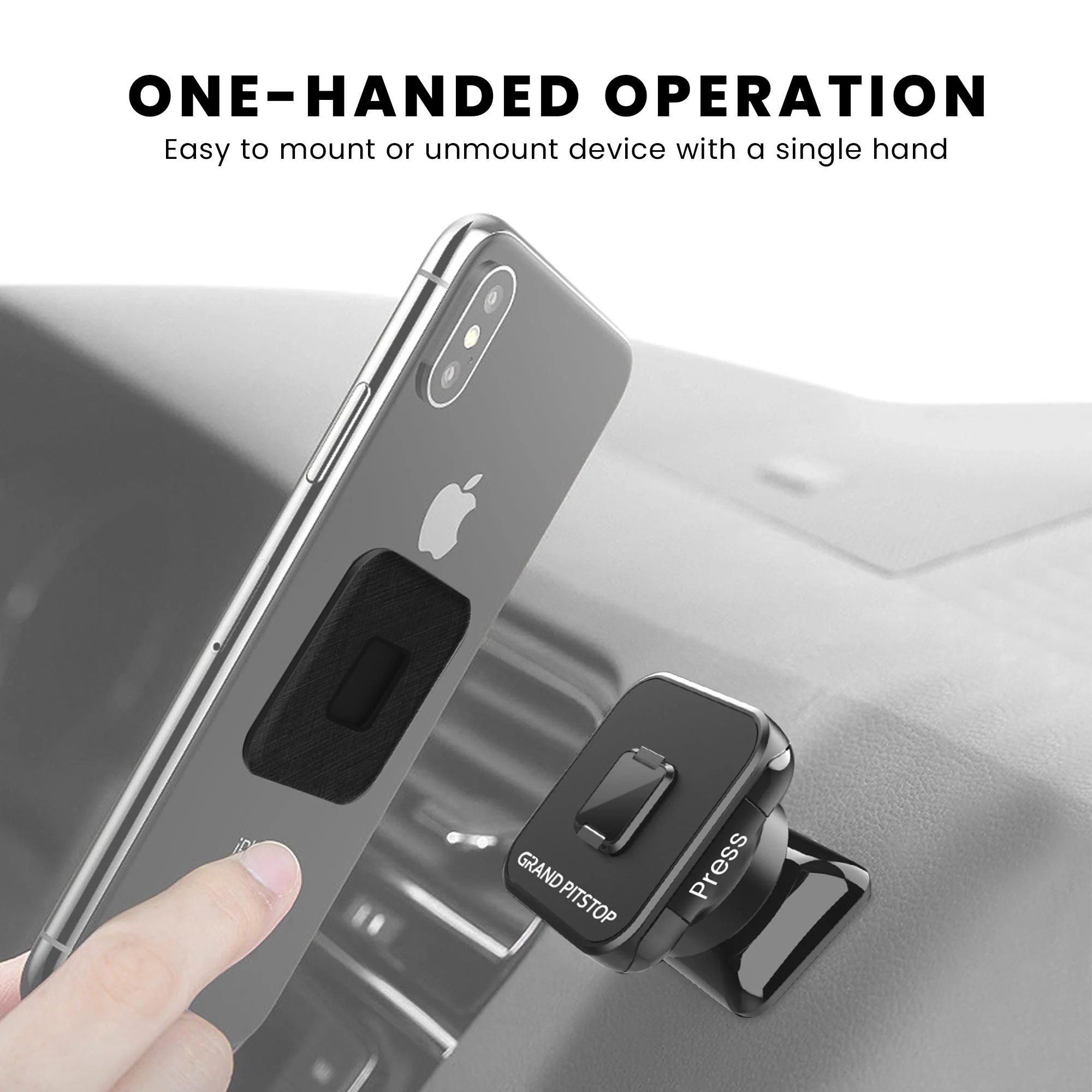 Quick Lock Mini GEN-1 with in-built MAGNETIC LOCK Technology Car Dashboard Mobile Holder - Image 8