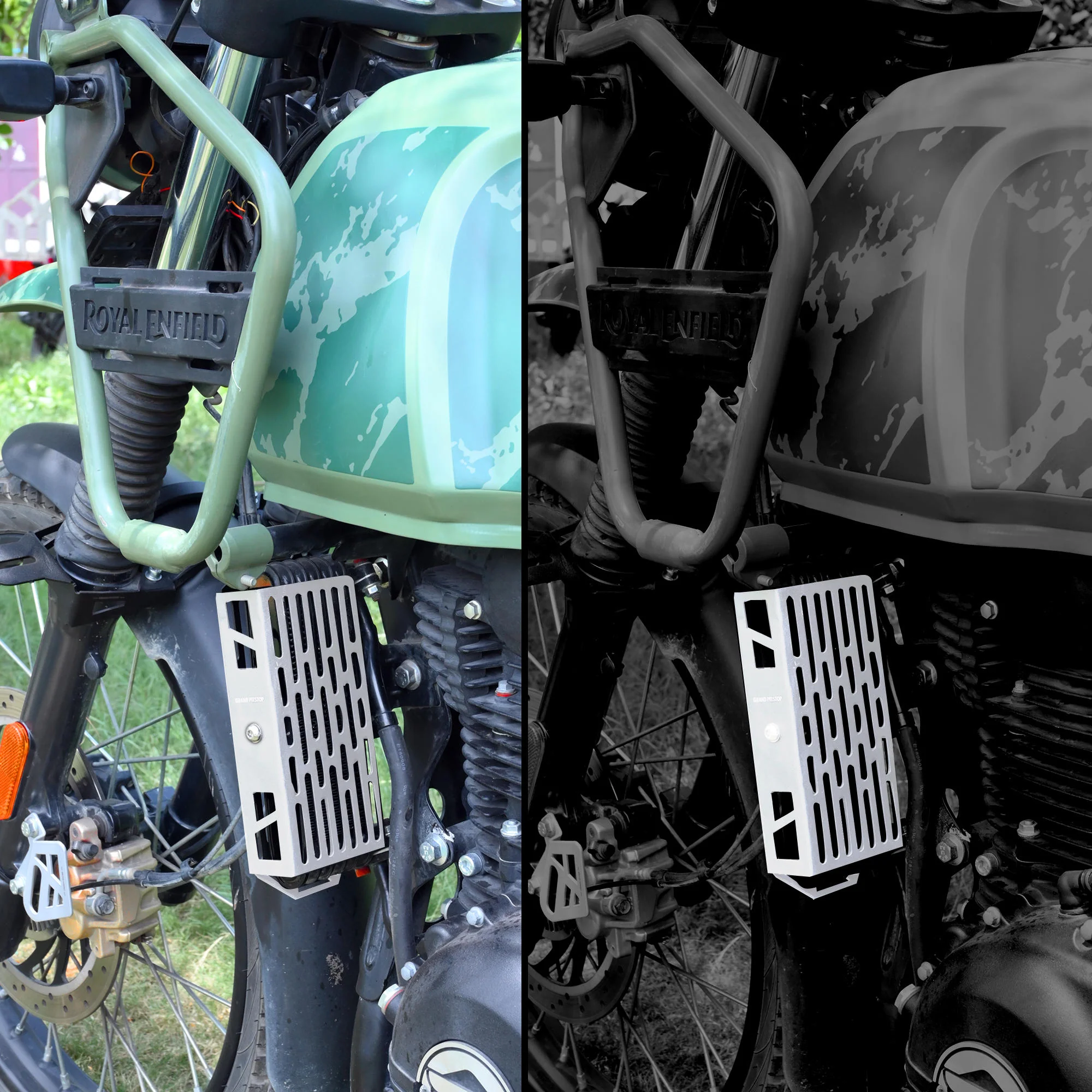 Radiator Grill for Royal Enfield Himalayan BS6 Model (2020-21) - Silver - Image 8