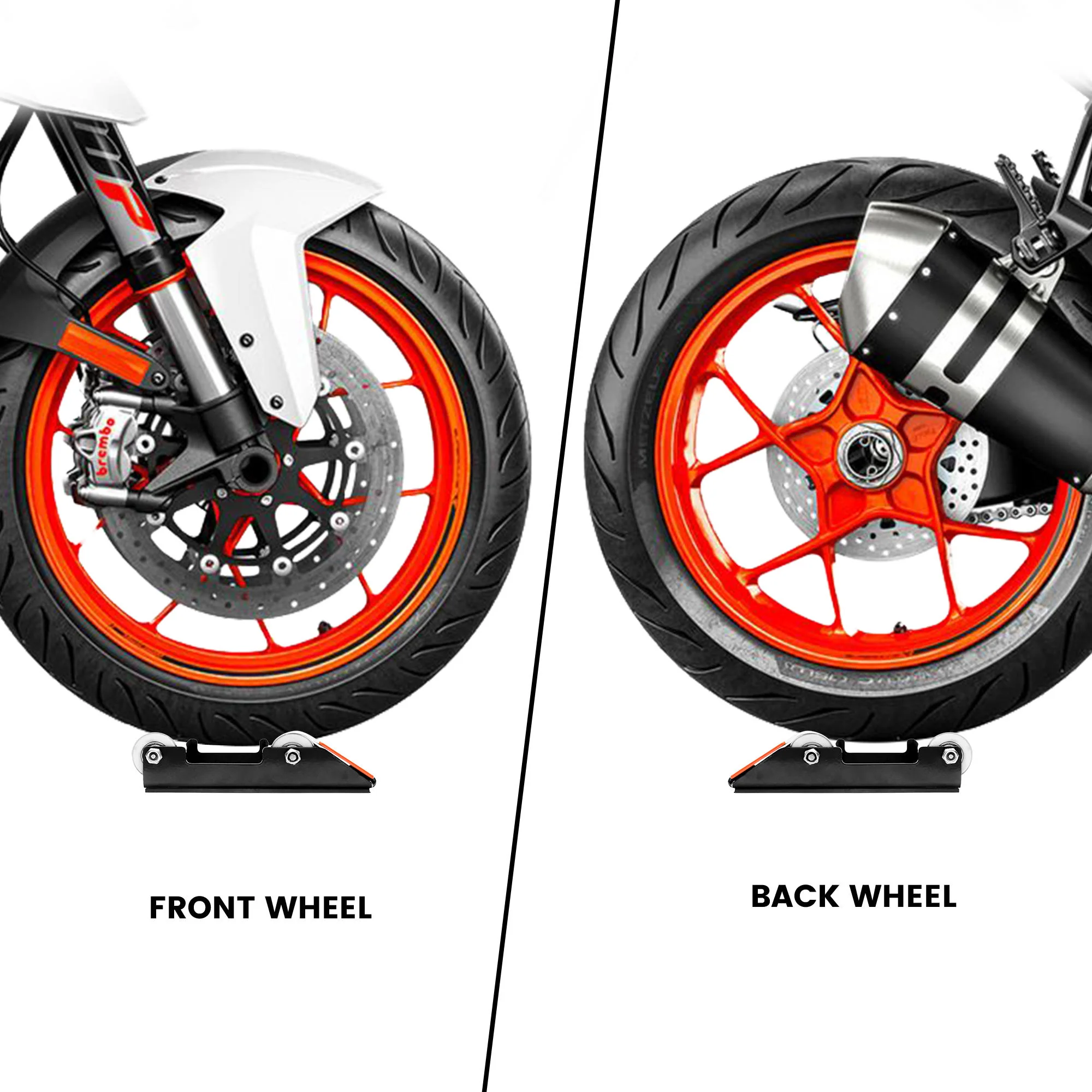 Ramp GRoller - Paddock Stand Replacement (Bike wt. 220 kg) - Orange - Image 6