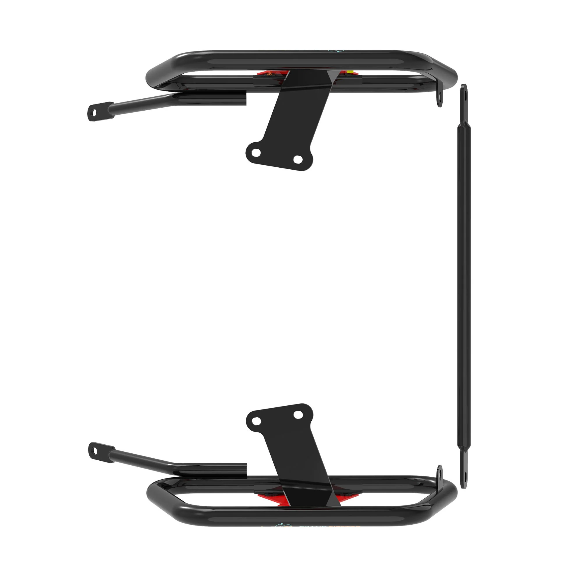 Saddle Stay for BMW G 310 GS - Black & Red - Image 8