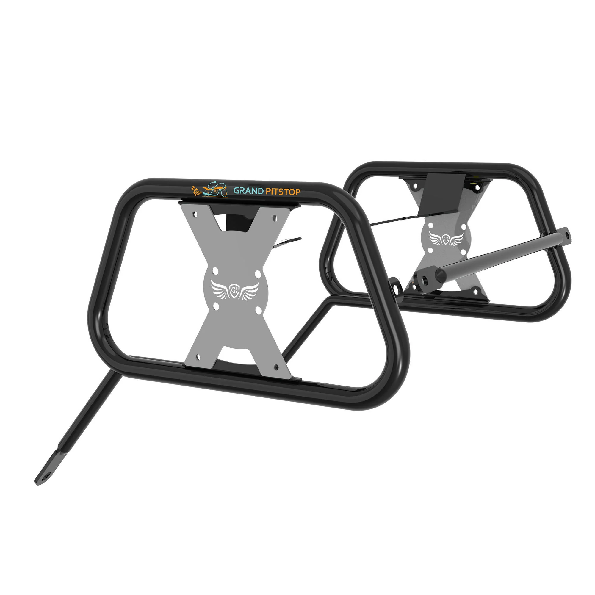 Saddle Stay for BMW G 310 GS - Black & Silver - Image 3