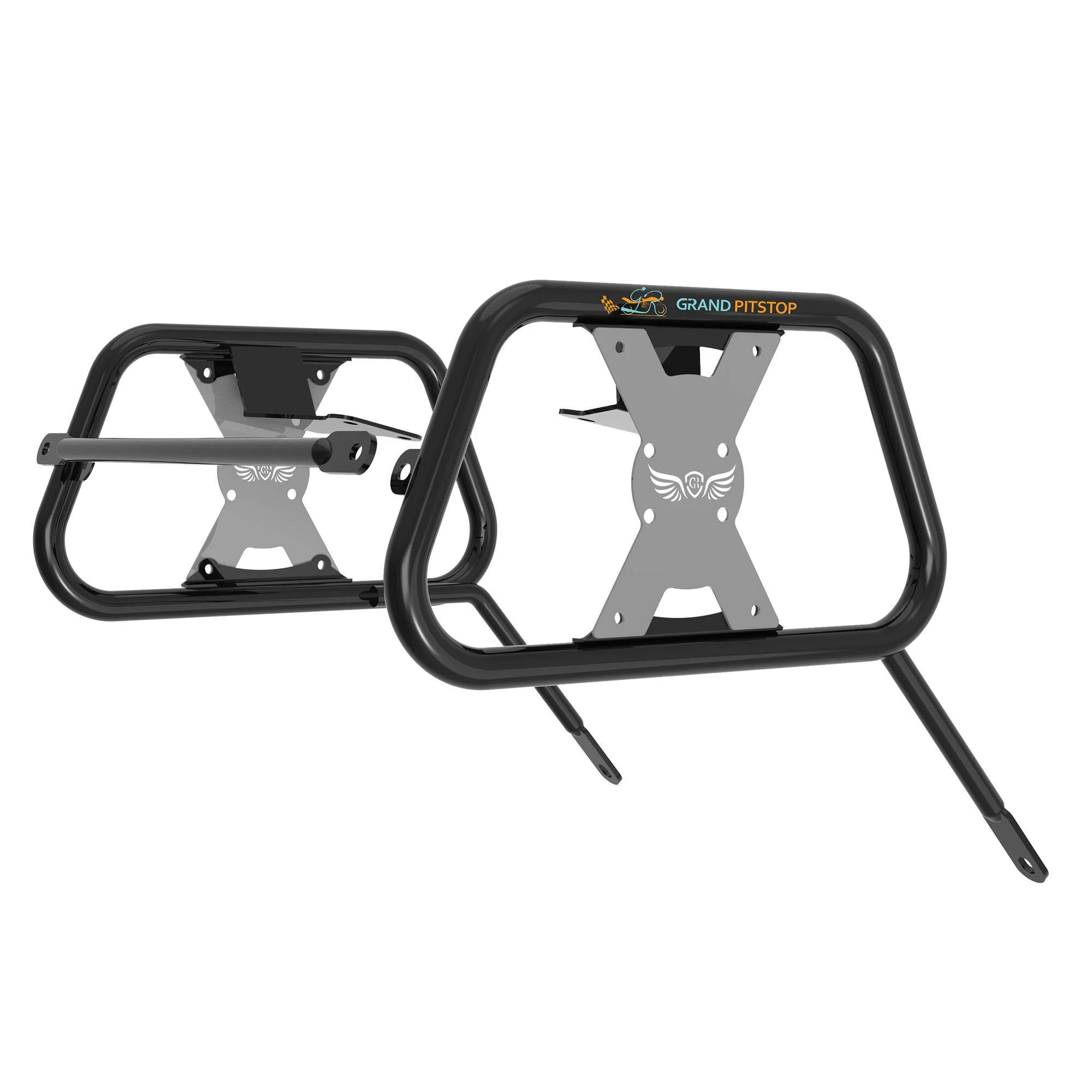 Saddle Stay for BMW G 310 GS - Black & Silver - Image 7