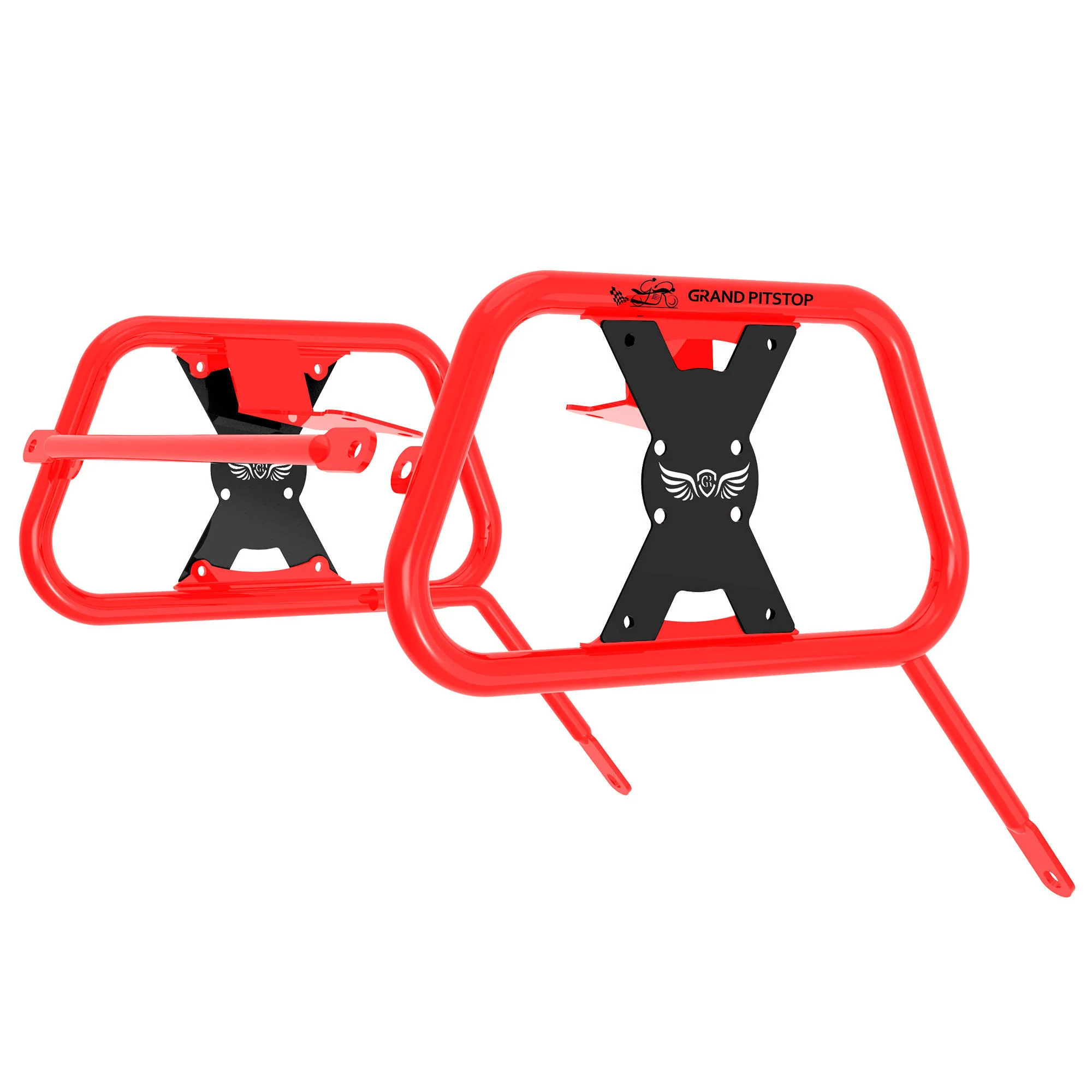 Saddle Stay for BMW G 310 GS - Red & Black - Image 3