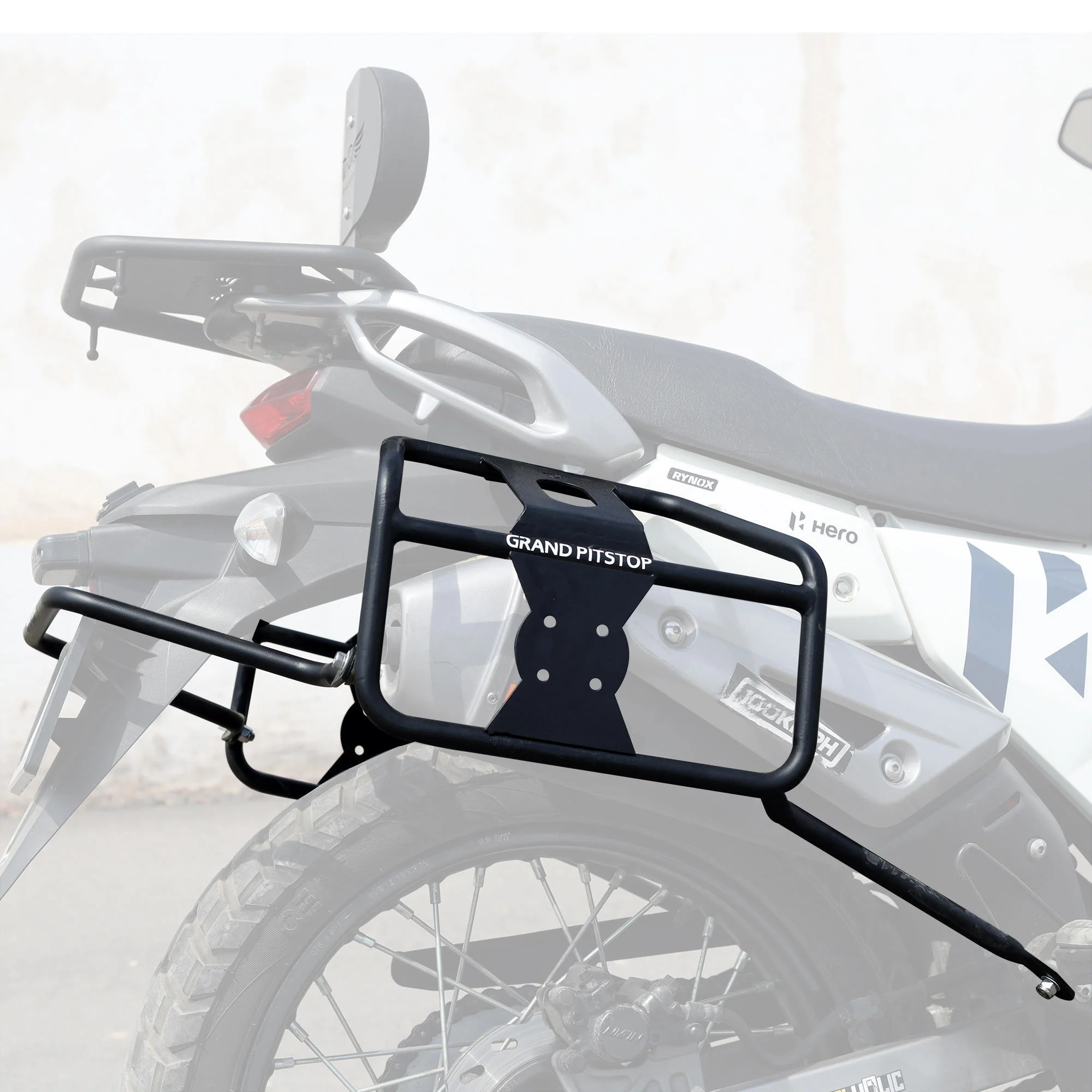 Saddle Stay for Hero Xpulse 200/400 - Black & Red - Image 2