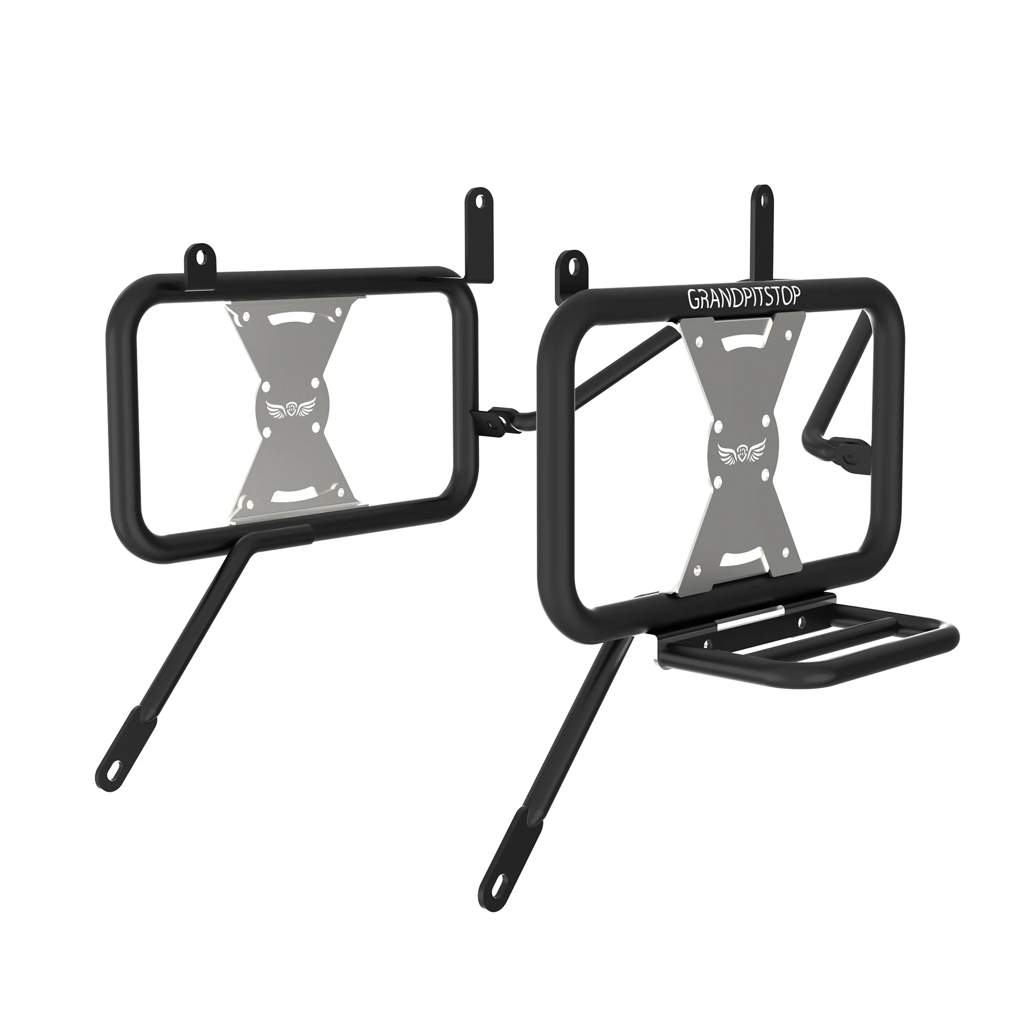 Saddle Stay for Royal Enfield Himalayan 450 - Black-Silver - Image 5