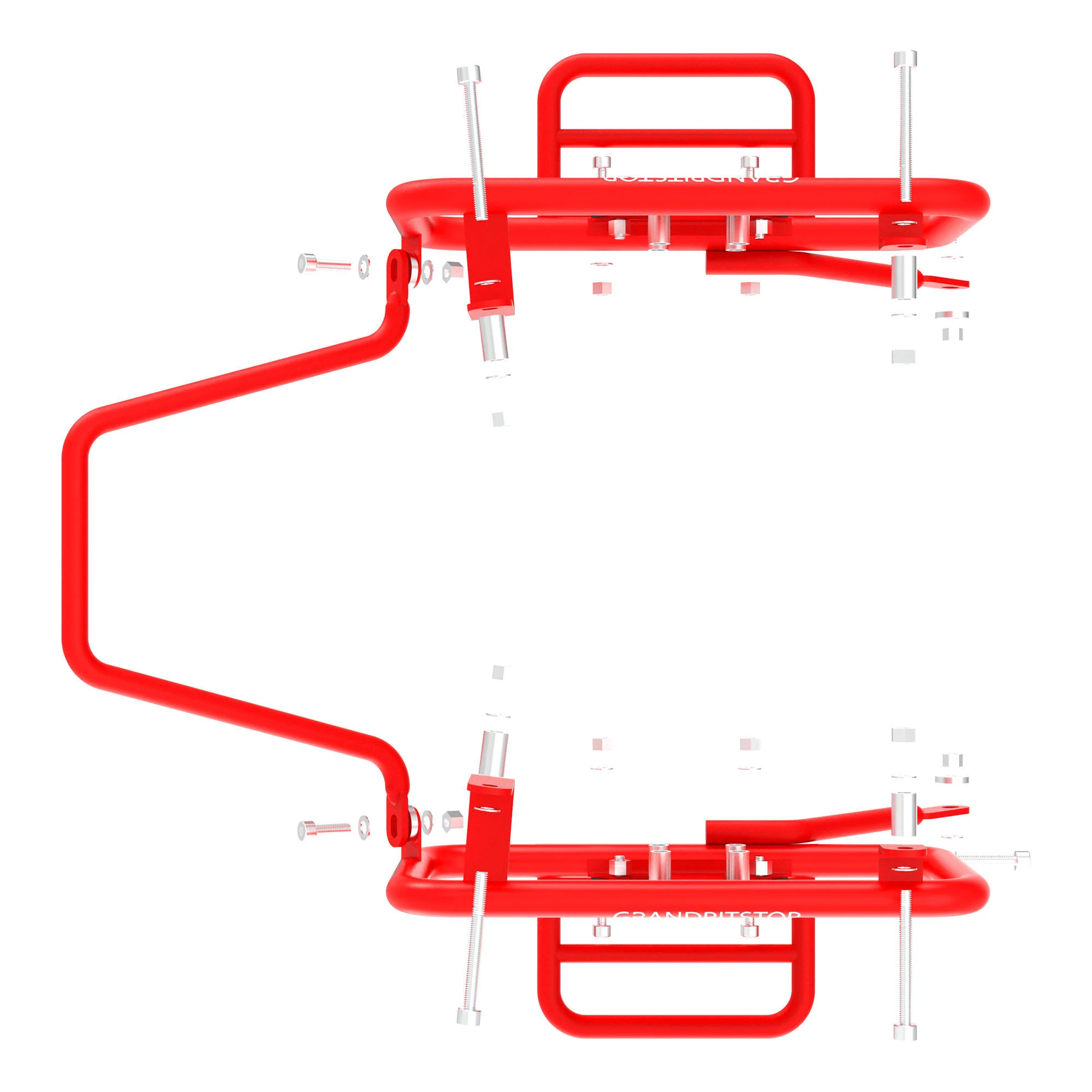 Saddle Stay for Royal Enfield Himalayan 450 - Red-Black - Image 5