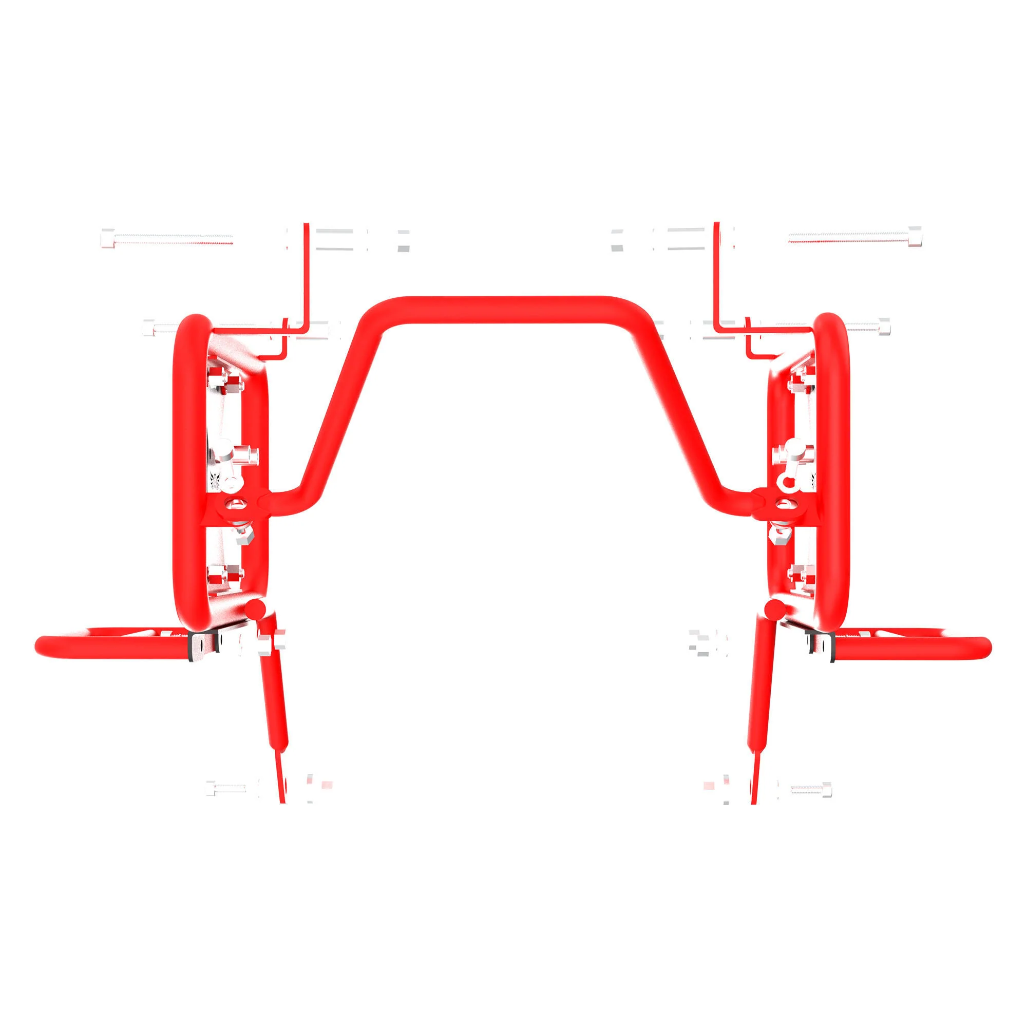 Saddle Stay for Royal Enfield Himalayan 450 - Red-Black - Image 7