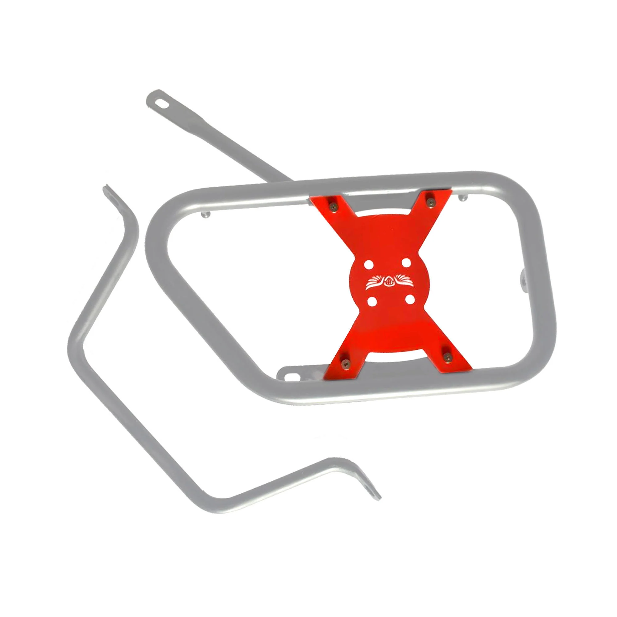 Saddle Stay for Royal Enfield Scram 411 - Silver-Red - Image 3
