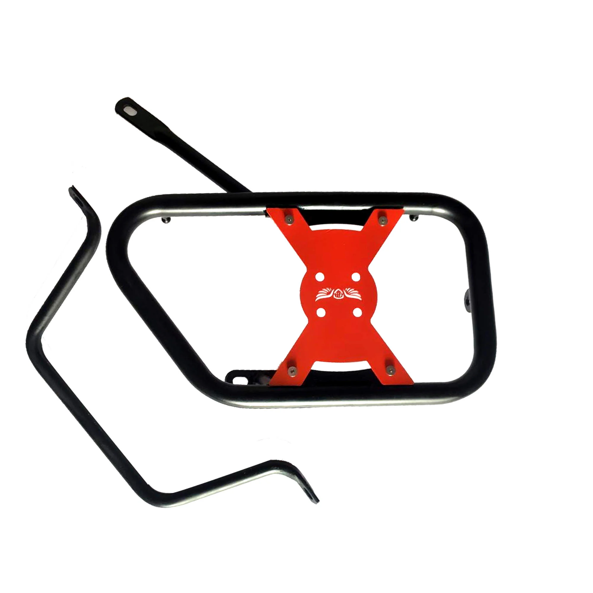Saddle Stay (Pair) for Royal Enfield Scram 411 - Black & Red - Image 3