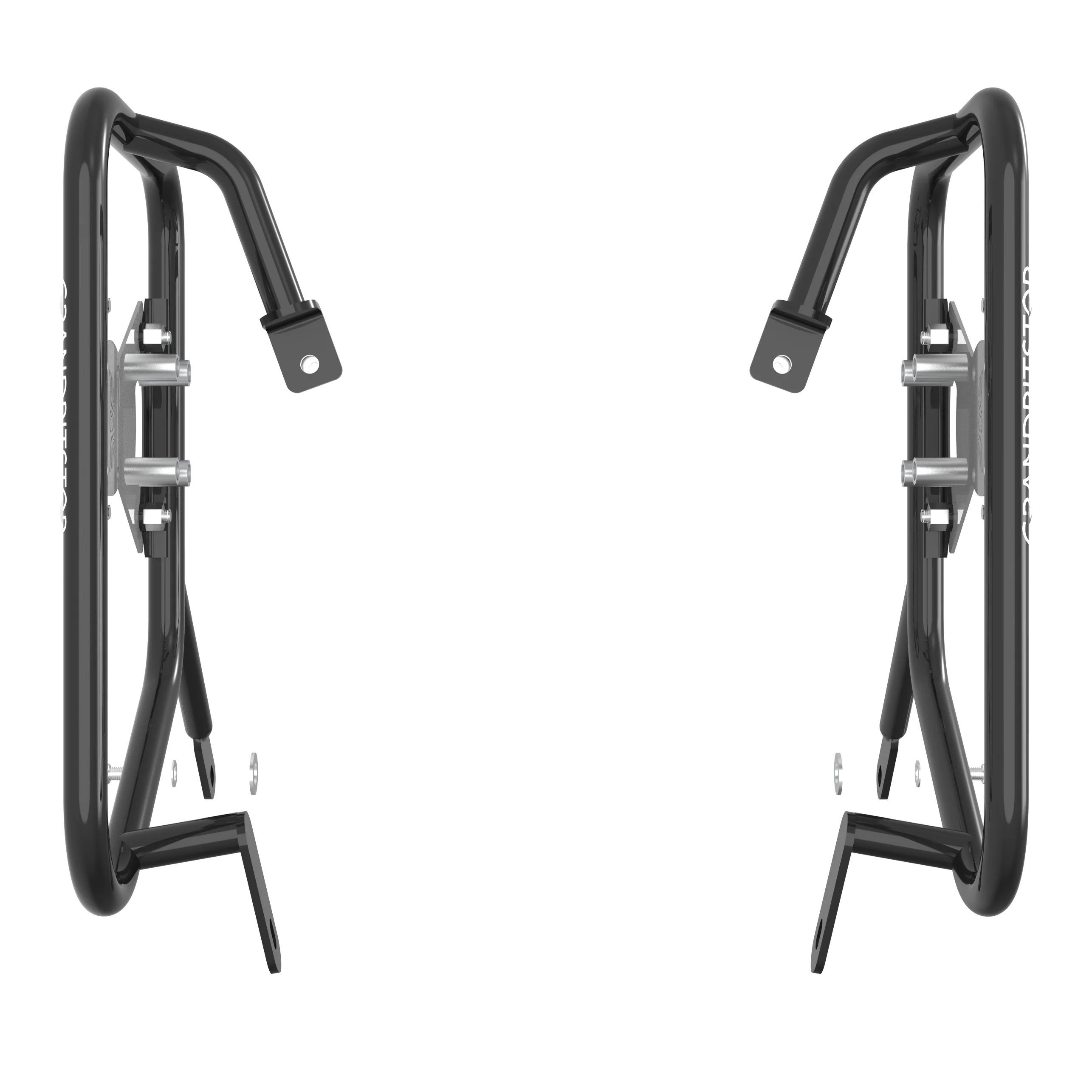 Saddle Stay (Pair) for Royal Enfield Interceptor - Black & Silver - Image 5
