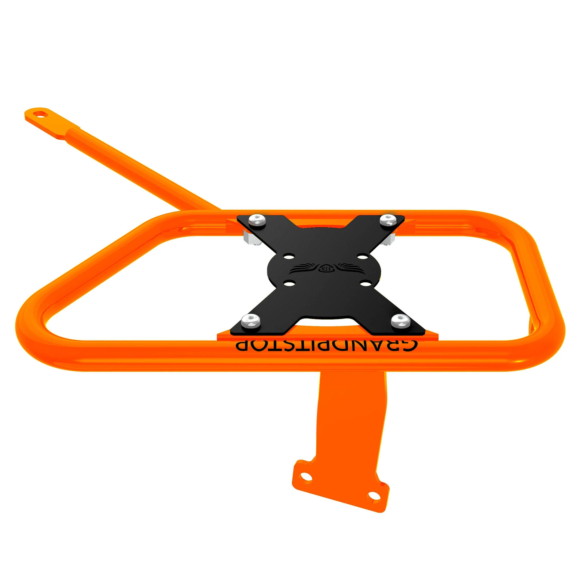 Saddle Stay (Pair) for KTM 390 Adventure - Orange & Black - Image 5
