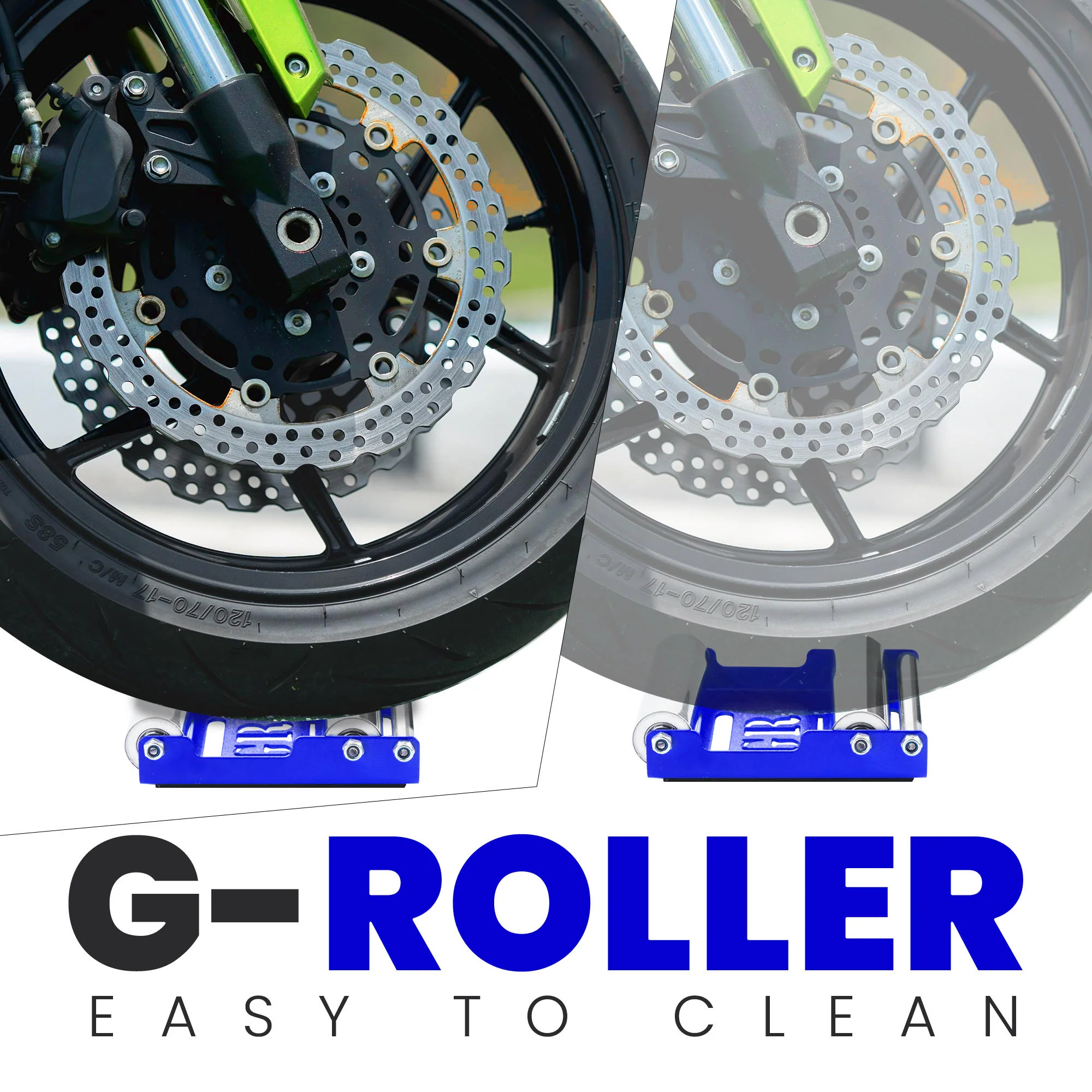 GRoller - Paddock Stand Replacement (Small - Bike wt. 170 kg) - Blue - Image 3