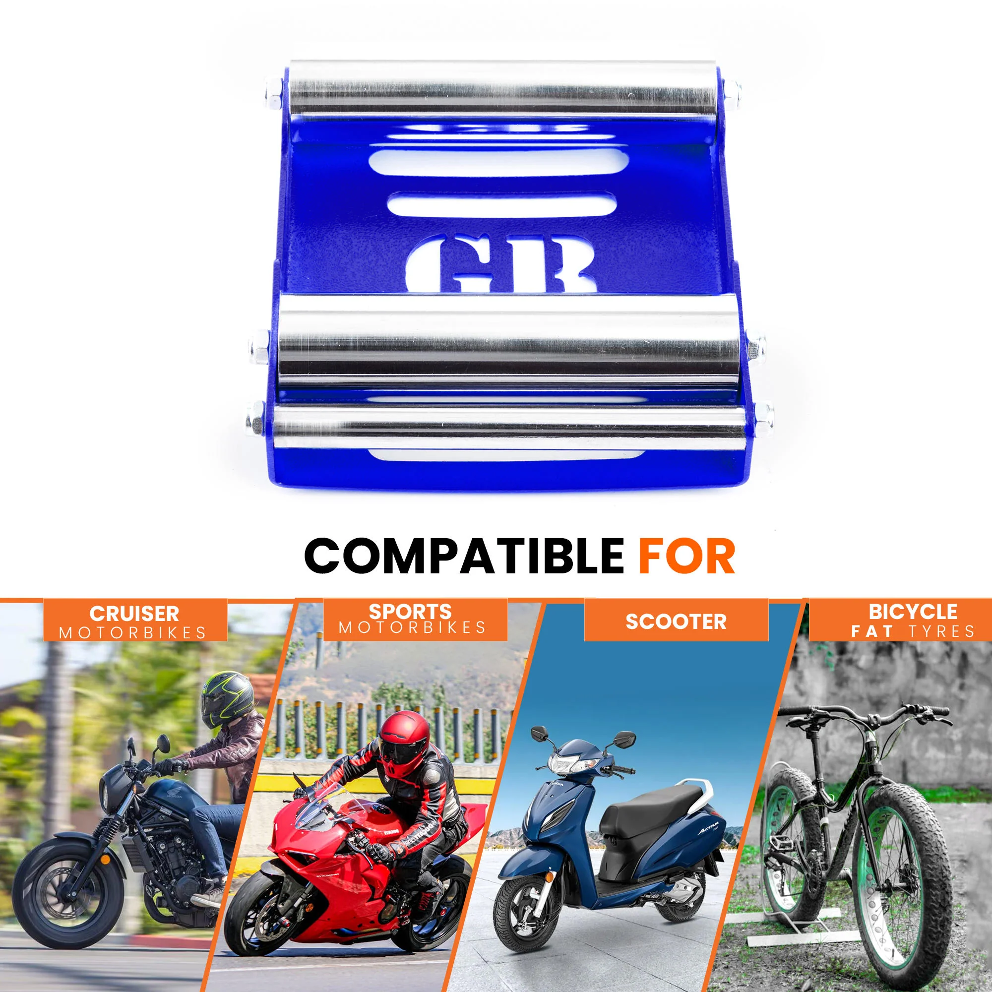 GRoller - Paddock Stand Replacement (Small - Bike wt. 170 kg) - Blue - Image 8