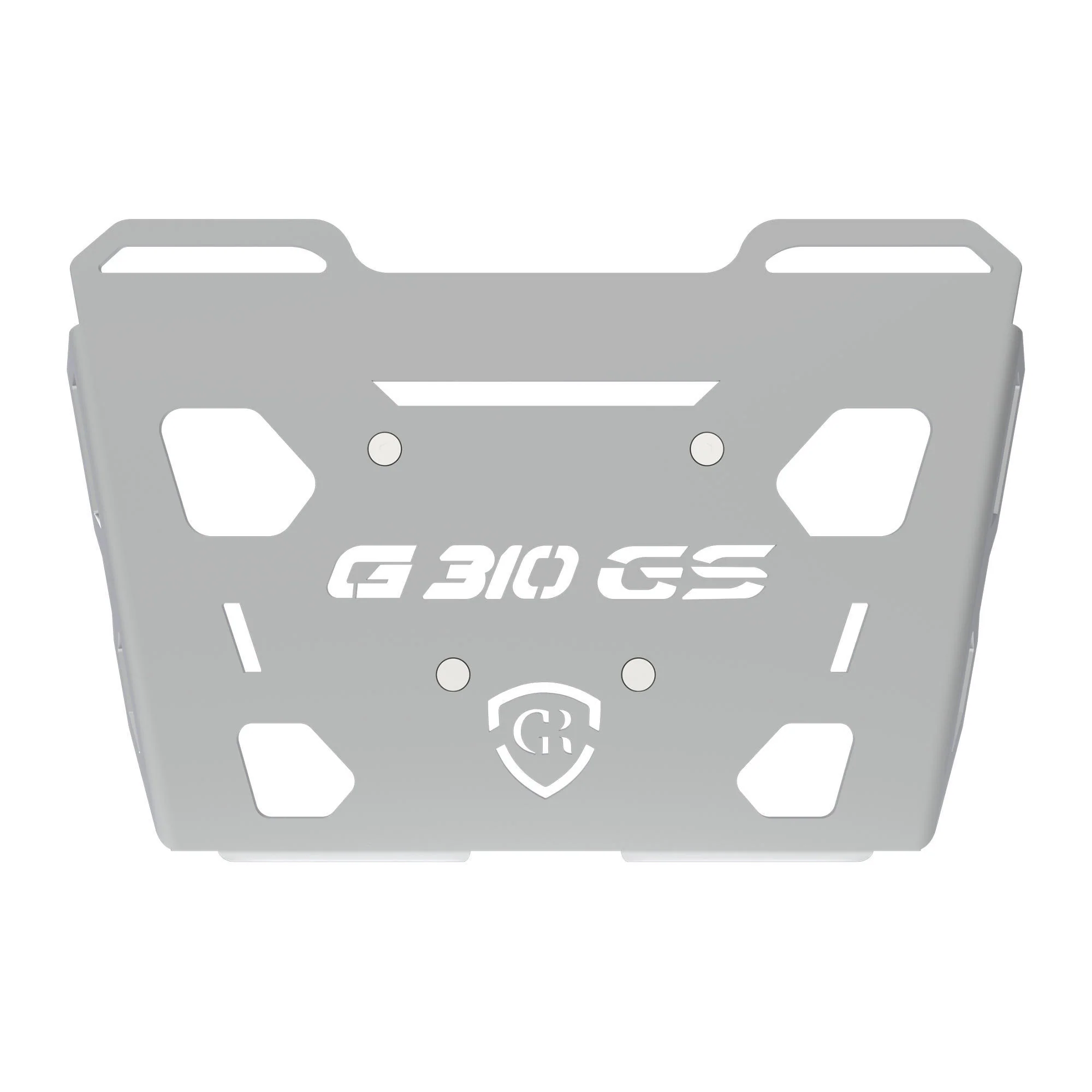 Top Rack Plate for BMW G 310 GS - Silver - Image 3