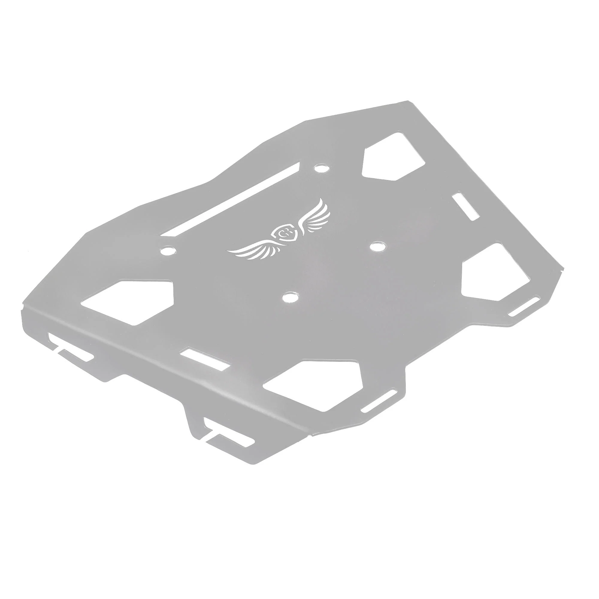 Top Rack Plate for Royal Enfield Himalayan BS4-BS6 Model (2019-21) - Silver - Image 5