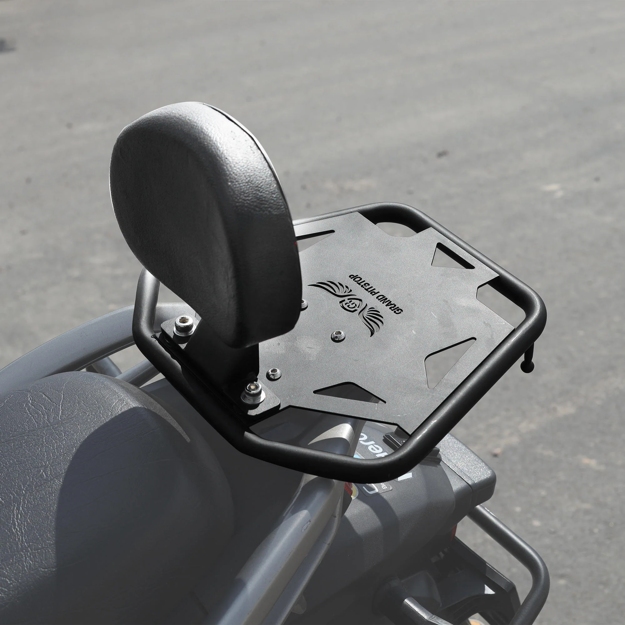 Toprack with Backrest for Hero Xpulse 200/400 - Black - Image 4