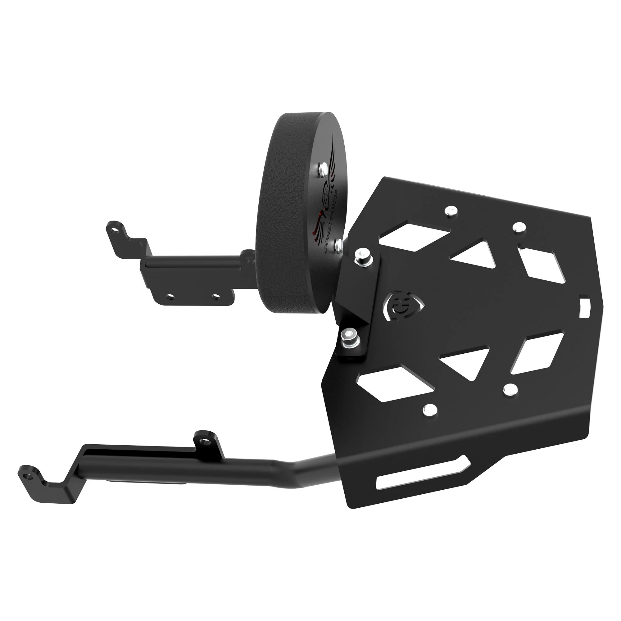 Toprack with Backrest for KTM 390/250 Duke Gen 3 - Black - Image 3