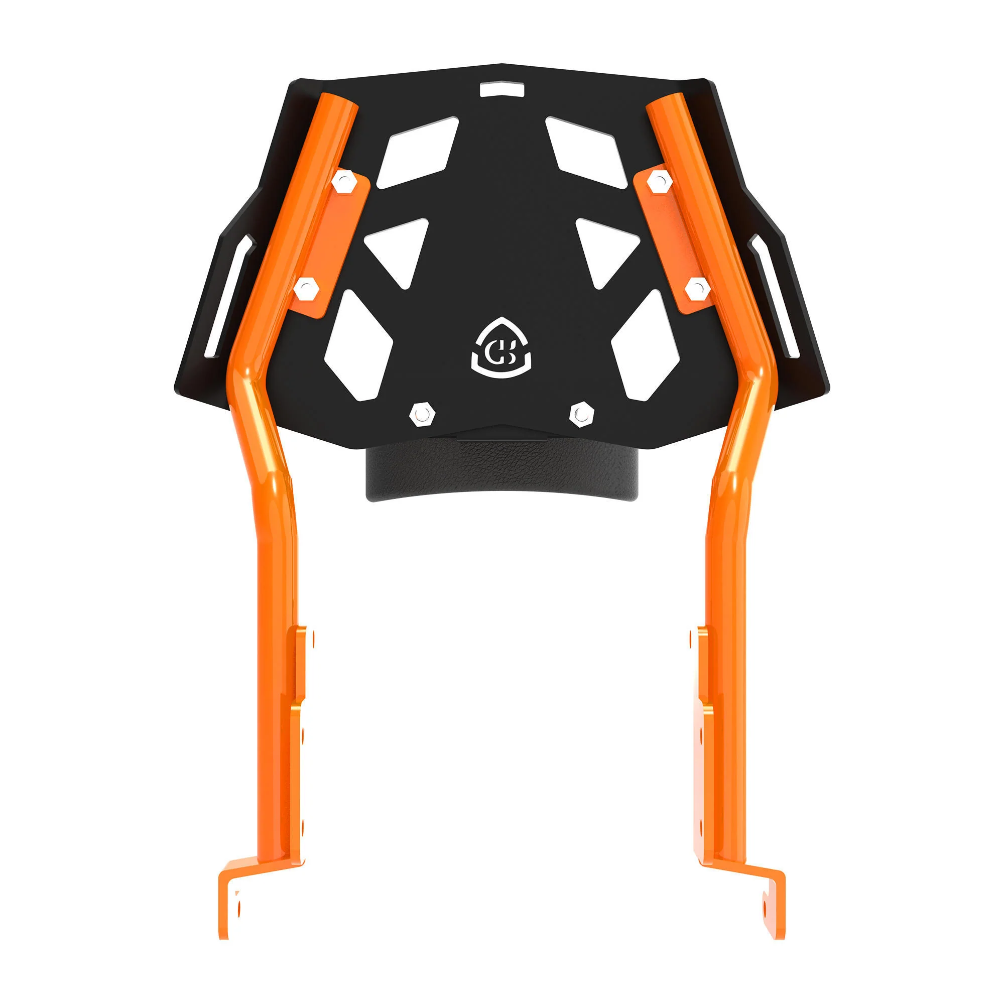Toprack with Backrest for KTM 390/250 Duke Gen 3 - Black & Orange - Image 5